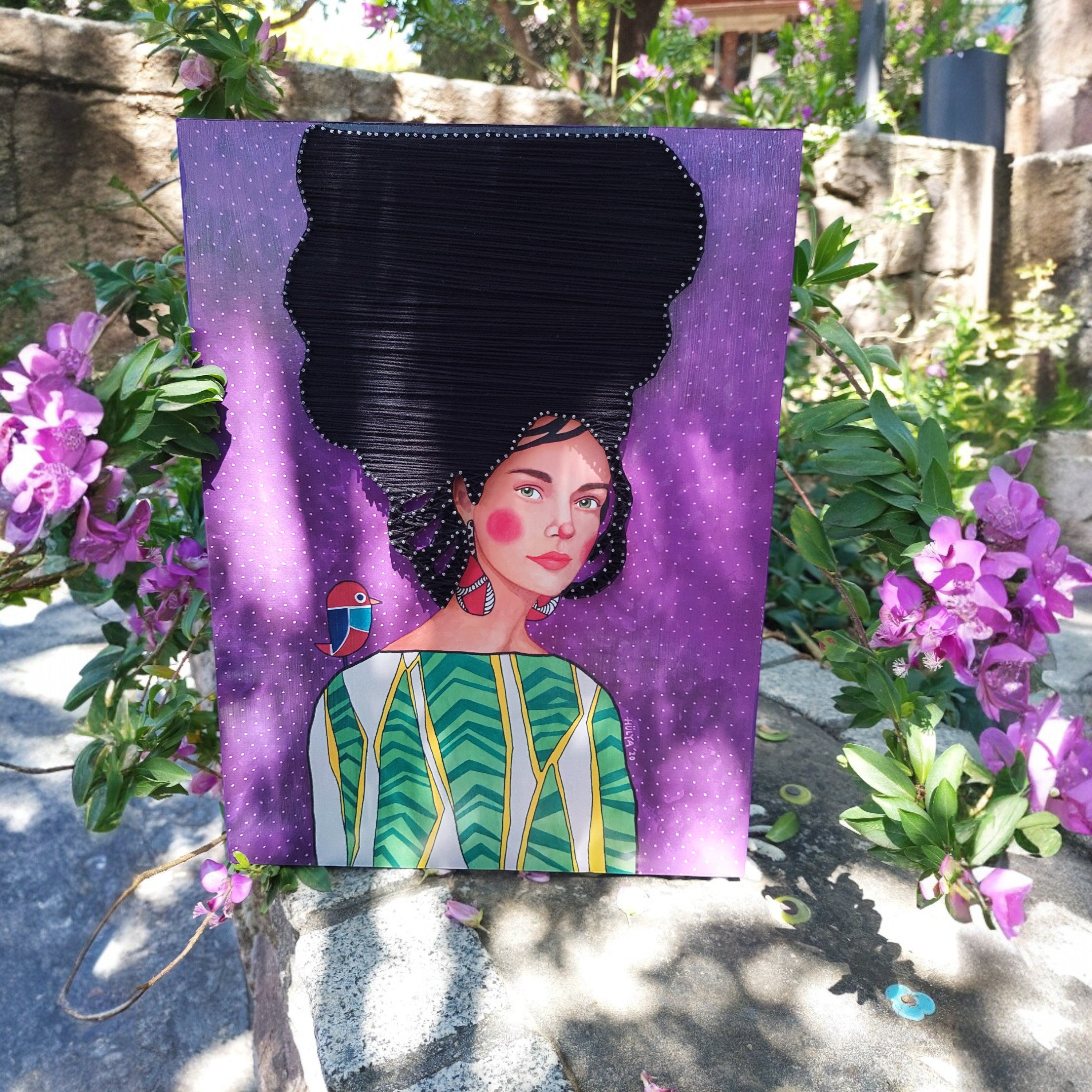 String Art Painting - Soul in isolation