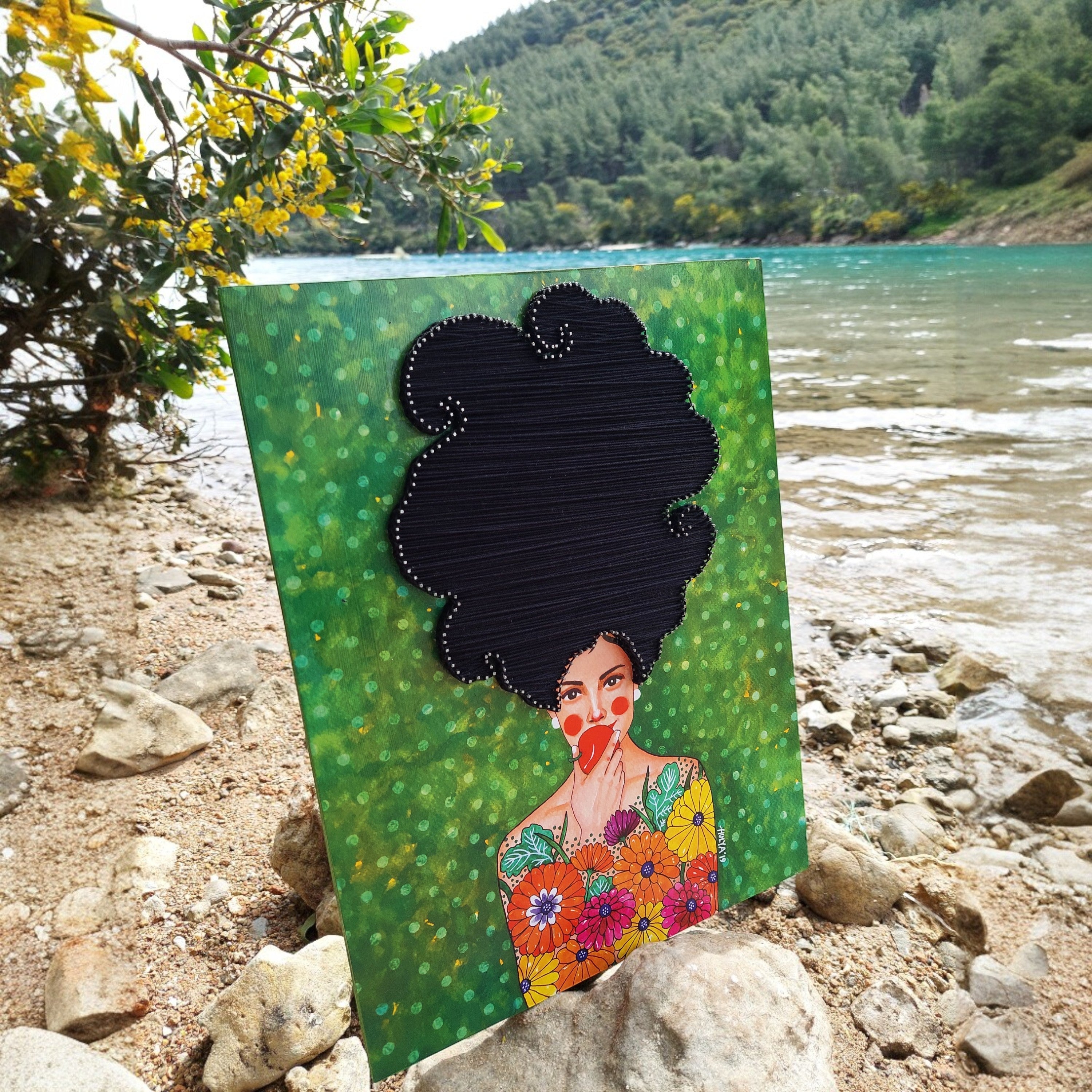 String Art Tablo - Am I really blame