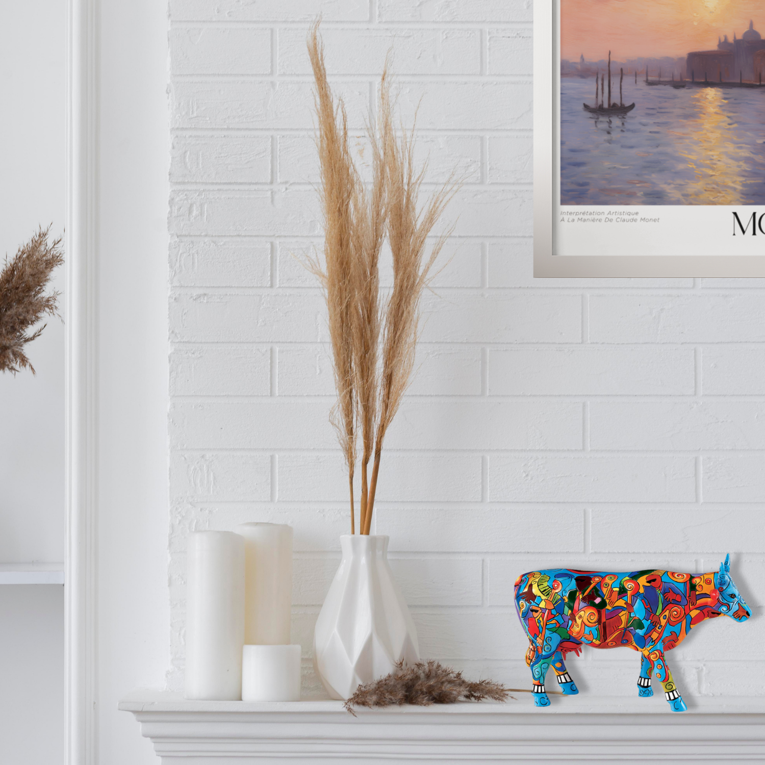 Music-Cow Extravaganza - Handmade Cow Figure