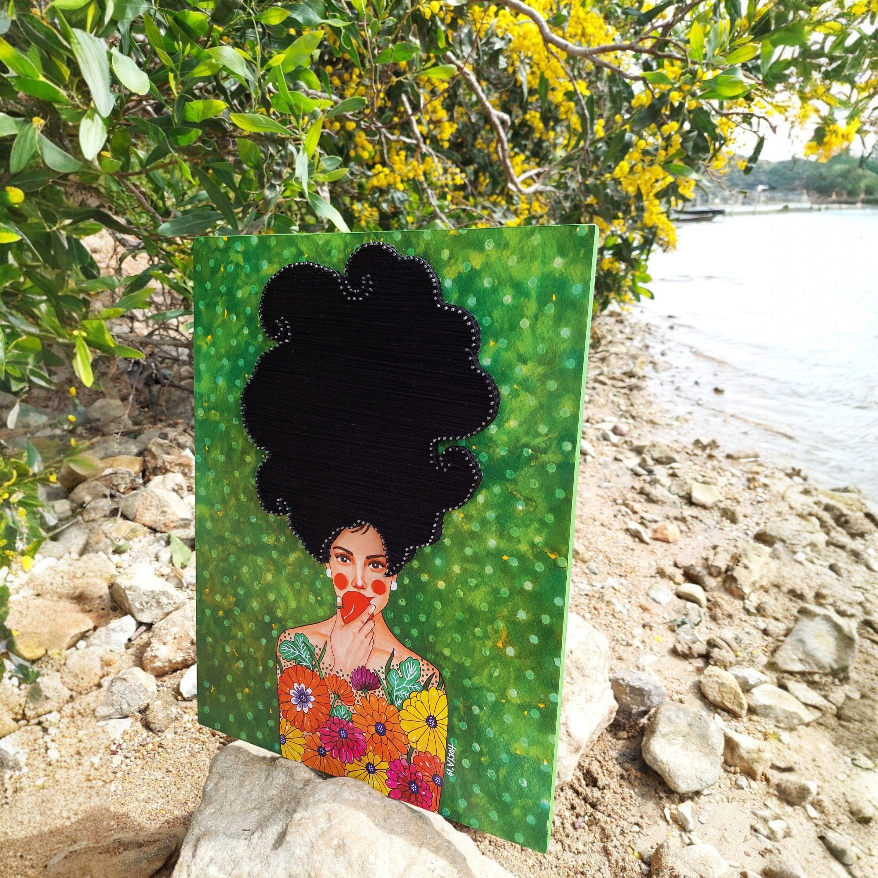 String Art Tablo - Am I really blame