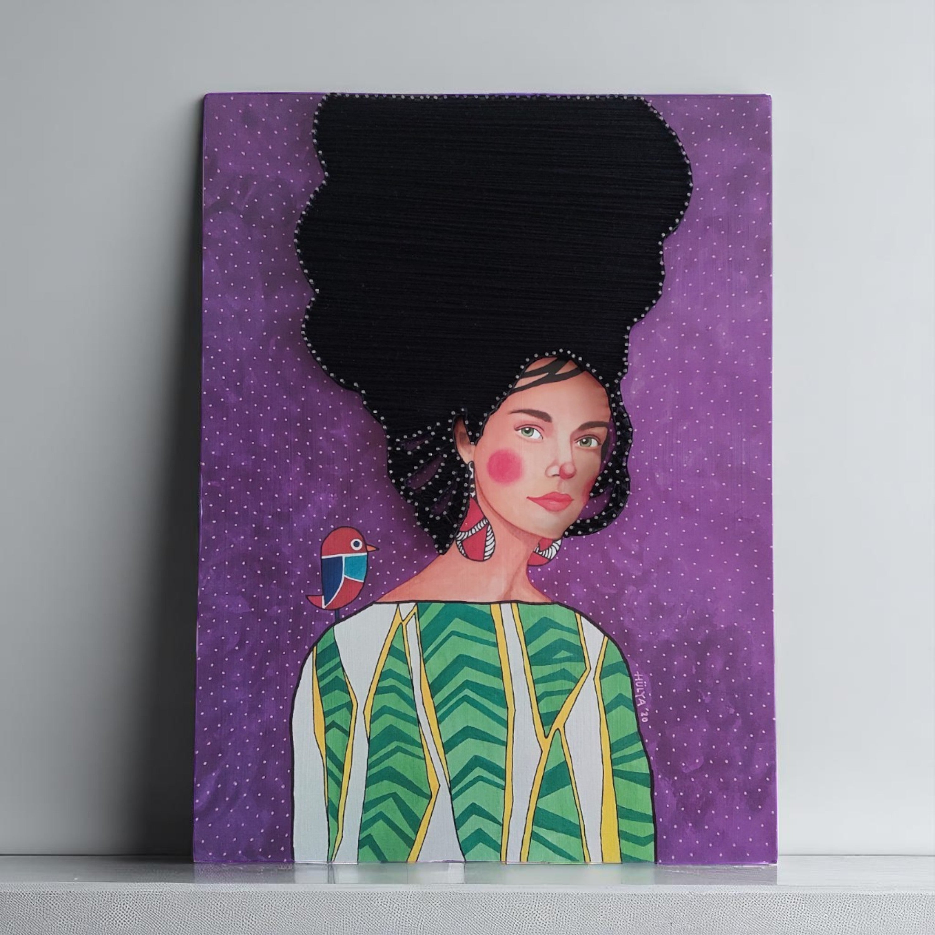 String Art Painting - Soul in isolation