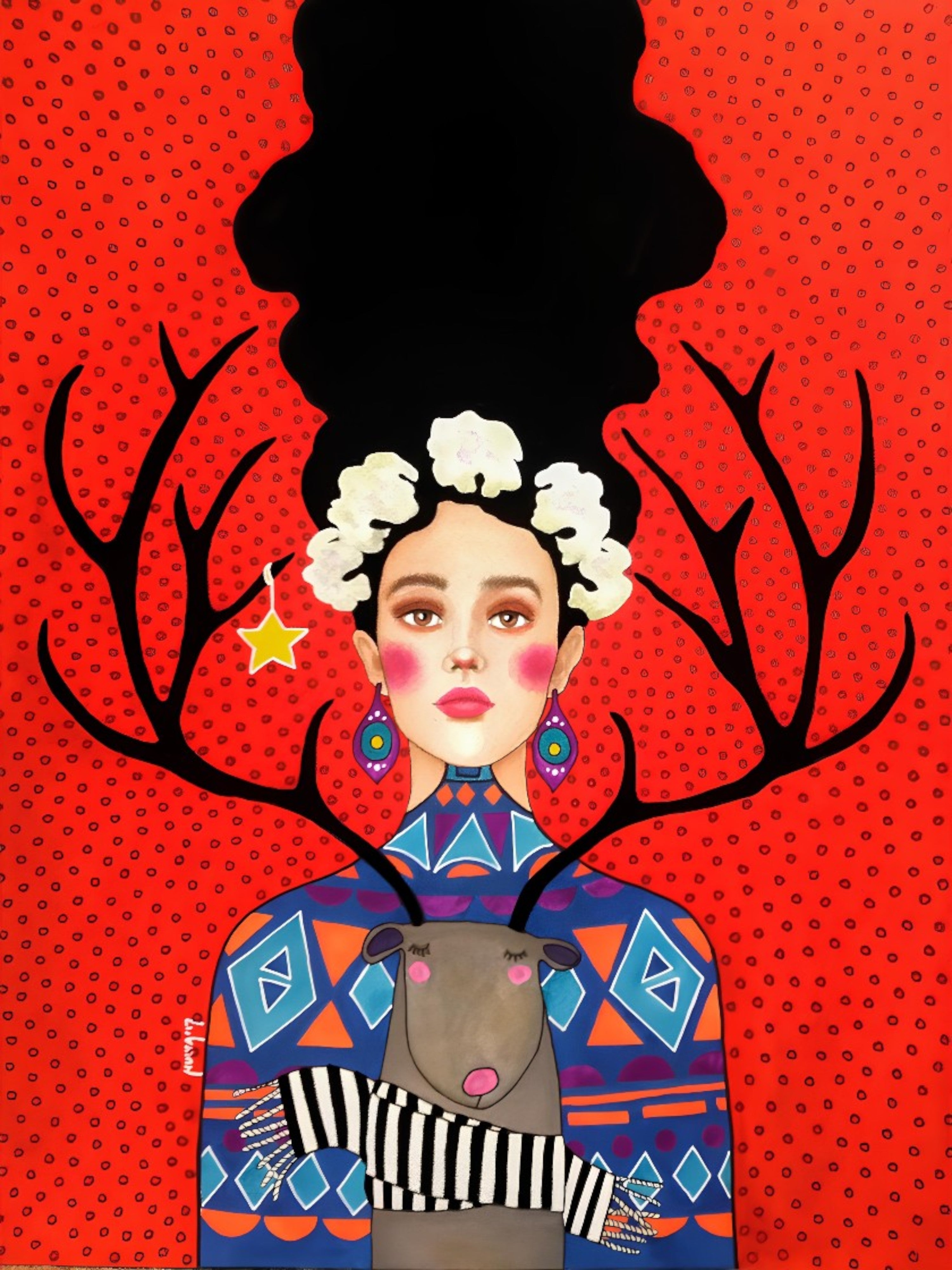 String Art Painting - The beautiful lie