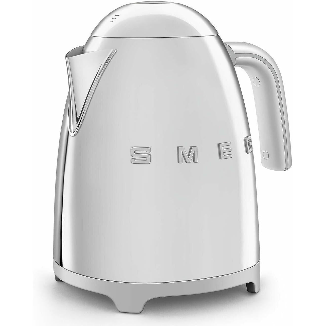50's Style Retro Silver Kettle