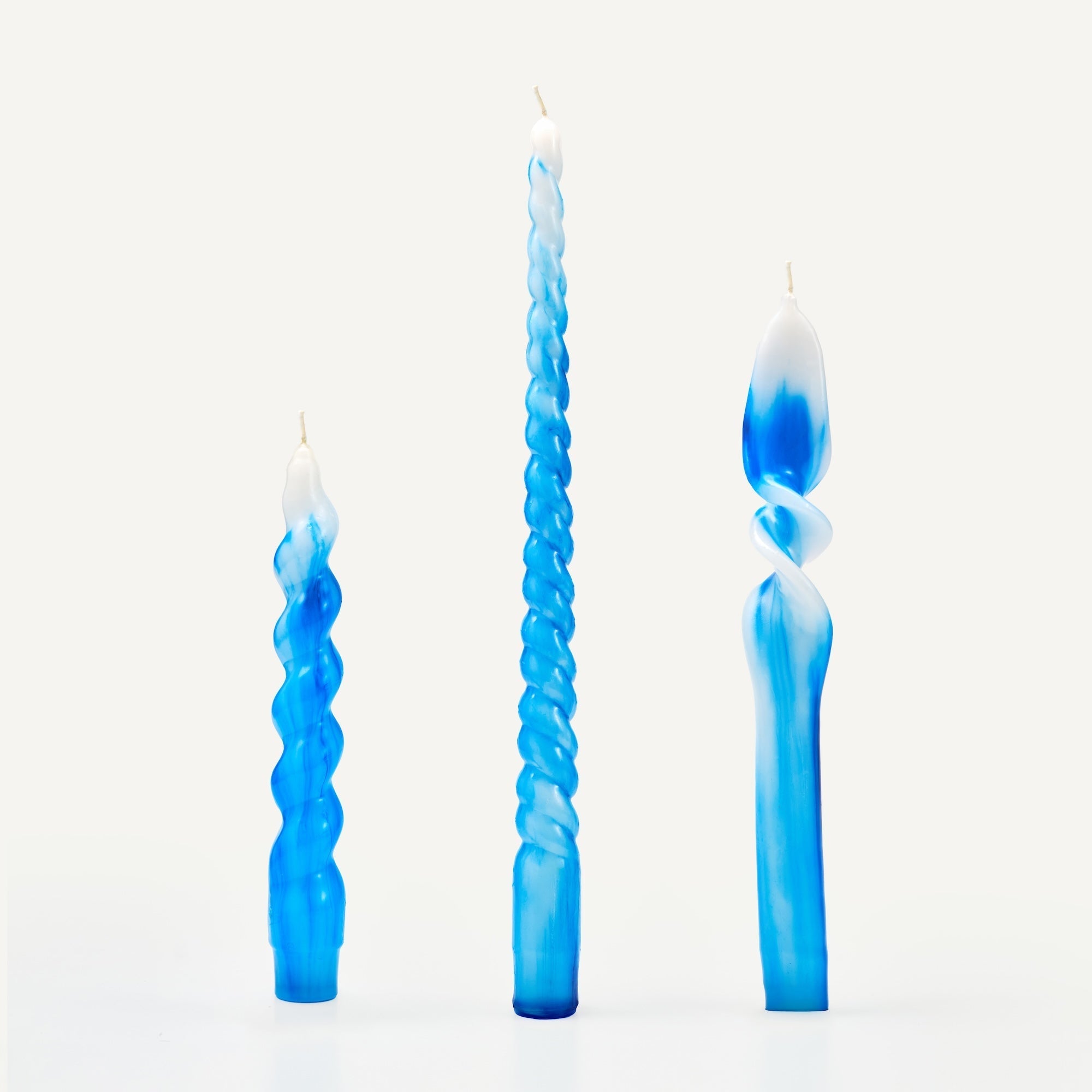 Ebruli 3'Lü Burgu Set Mum