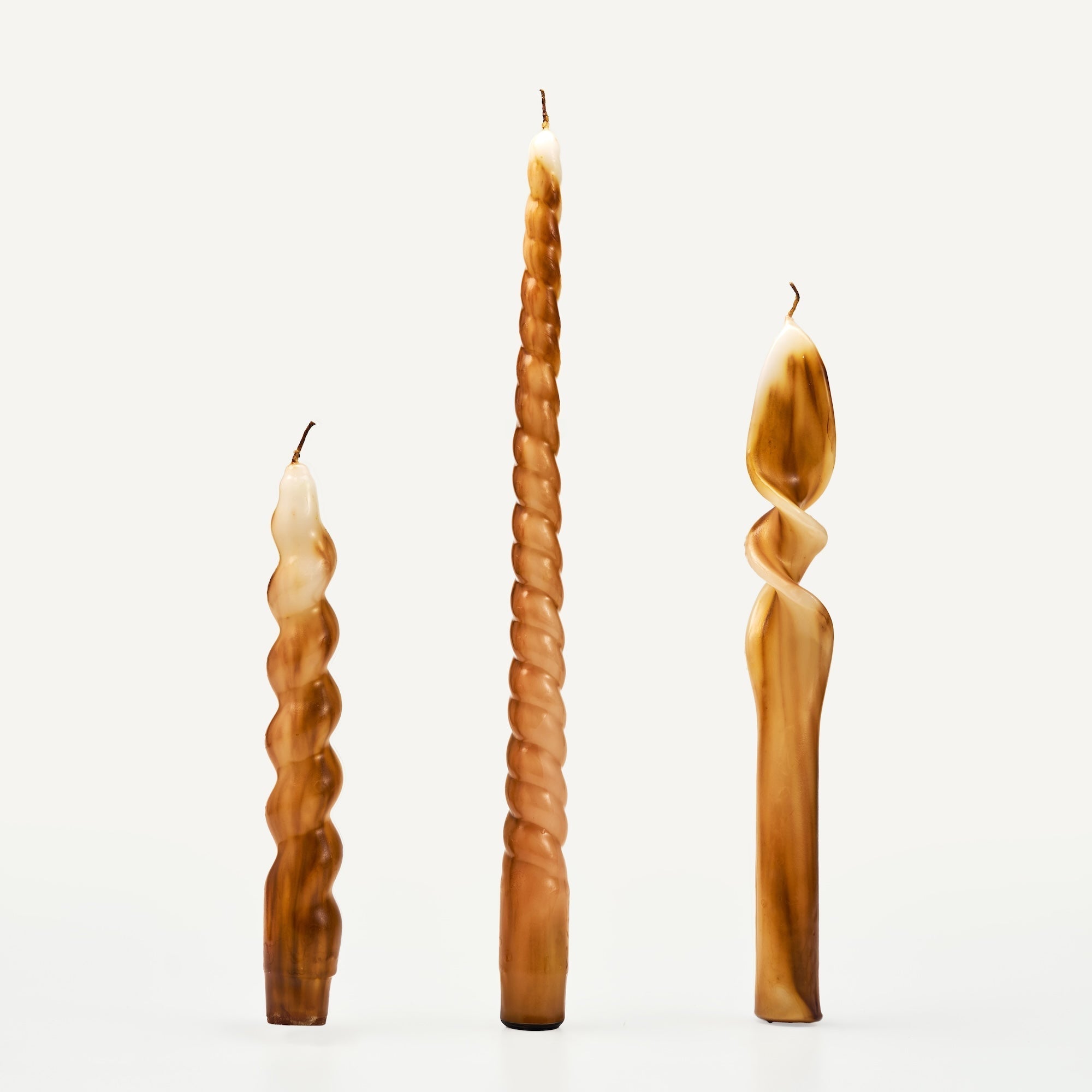 Ebruli 3'Lü Burgu Set Mum