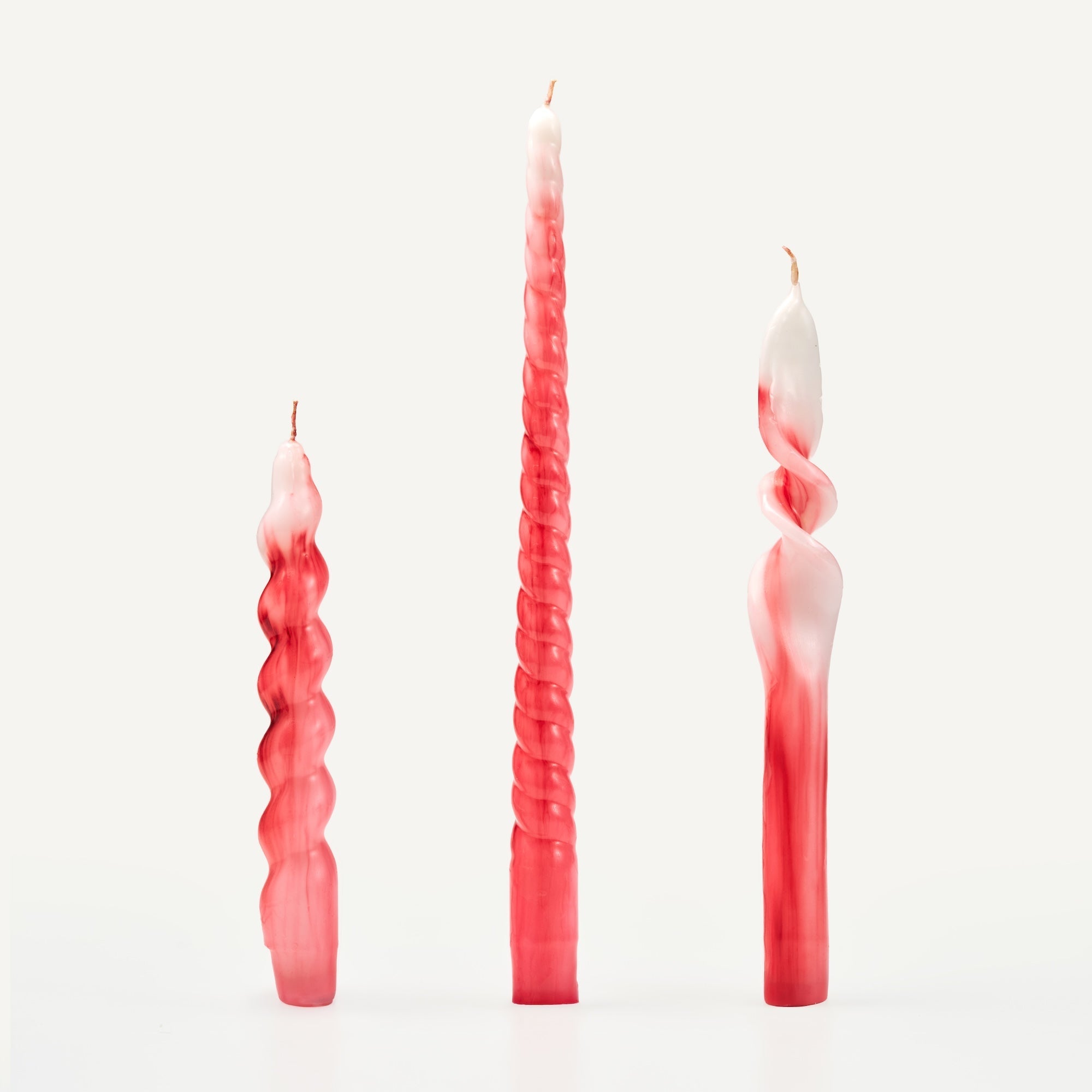 Ebruli 3'Lü Burgu Set Mum