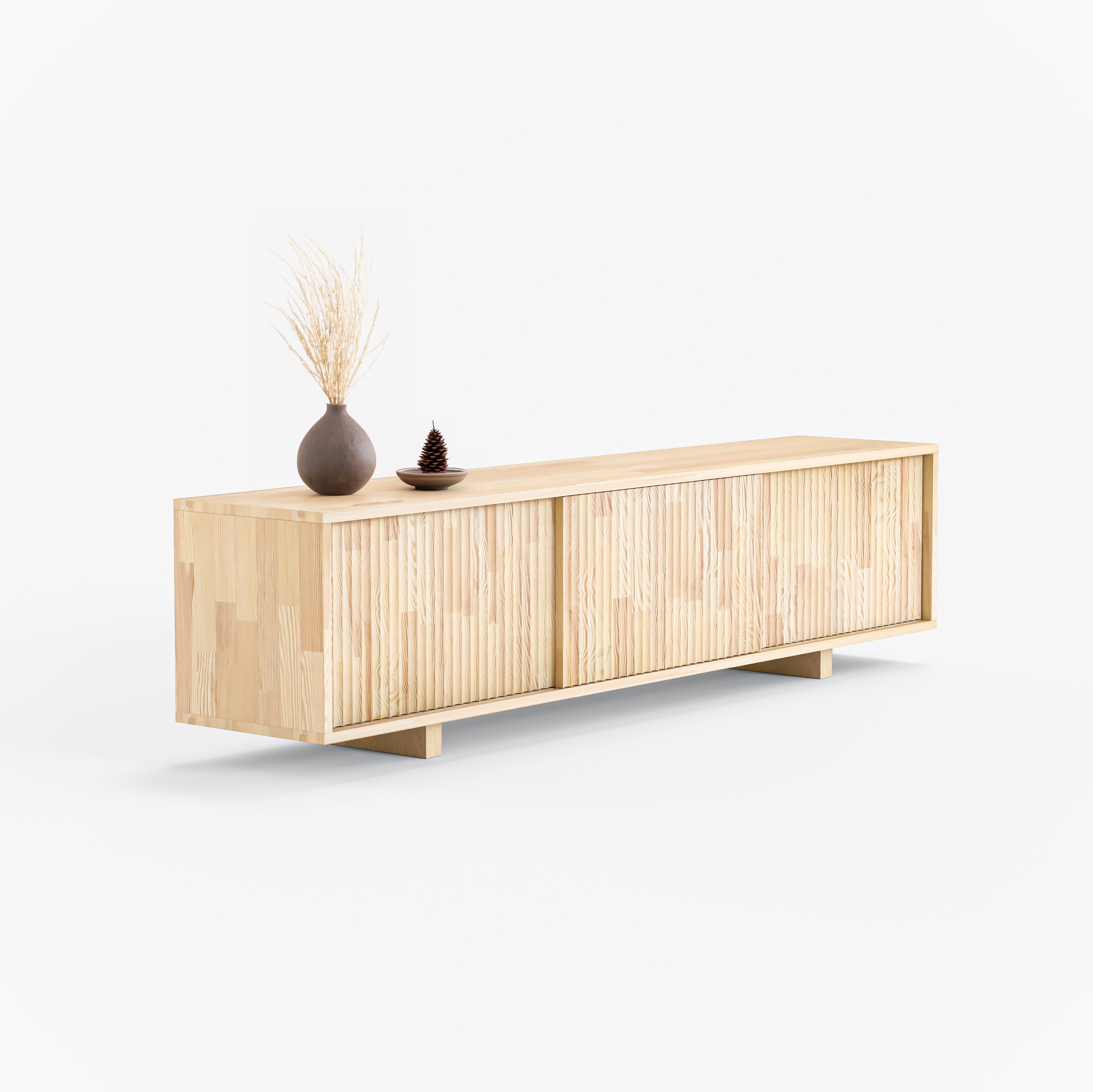 Solid Wood TV Unit