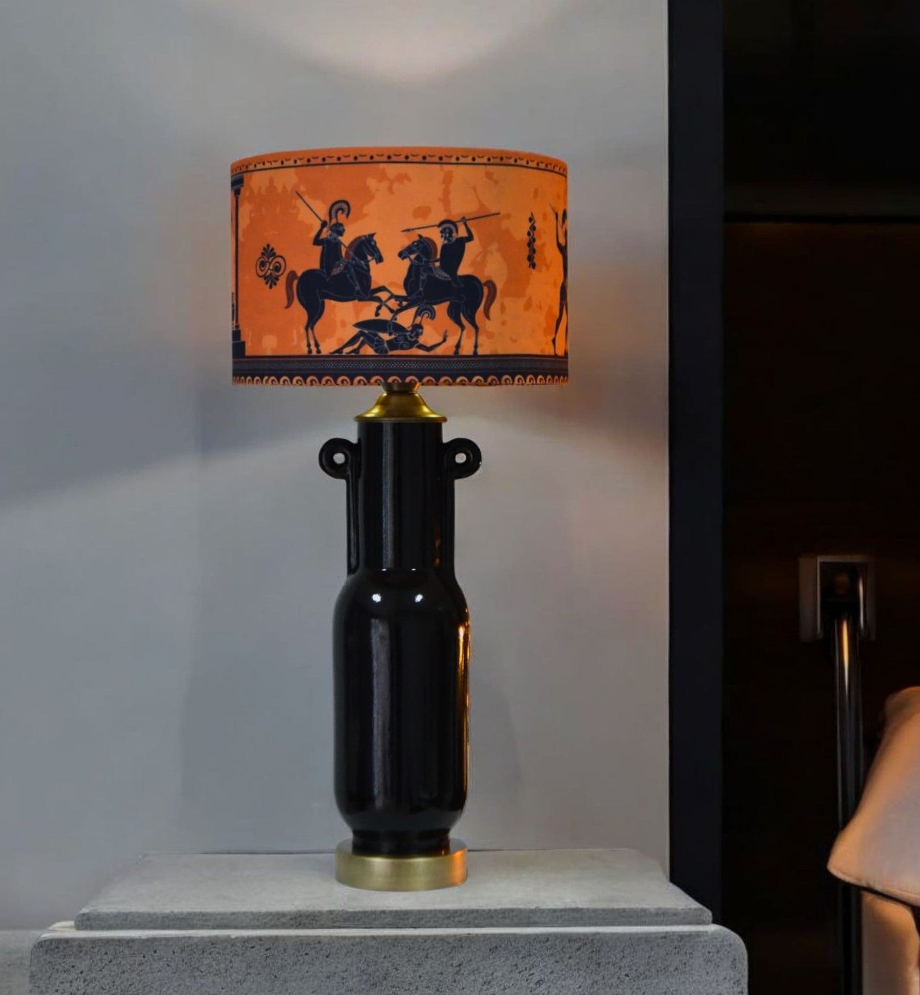 Agon Seramik Abajur-Abajur-Mystic Shine Design-NowShopFun