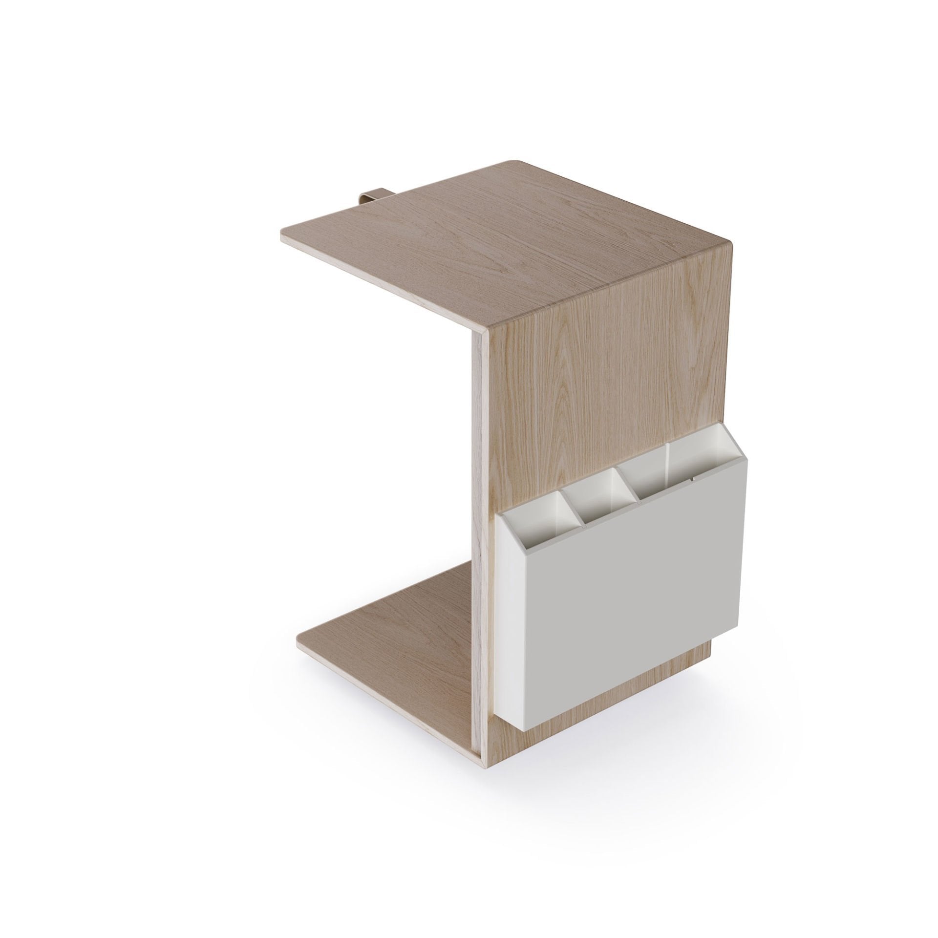 Ahşap C Sehpa - Salon Trio, Meşe