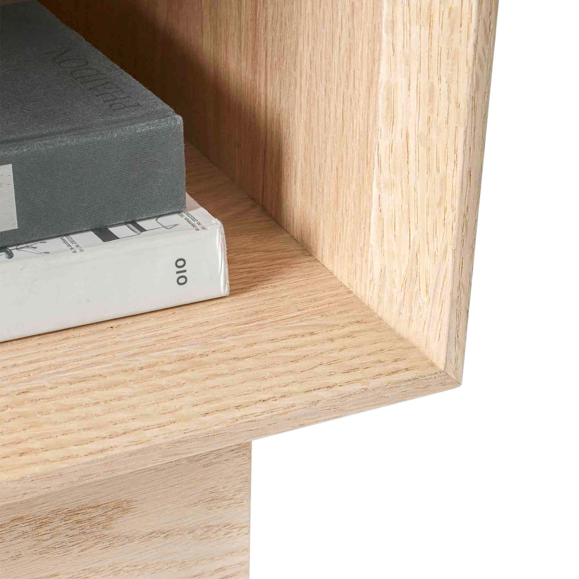 Beam Nightstand, Oak