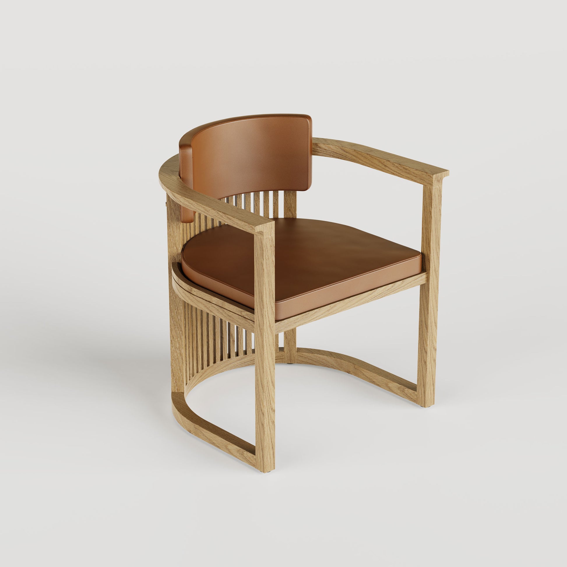 Ahşap Sandalye - Docia Serisi, Çıtalı