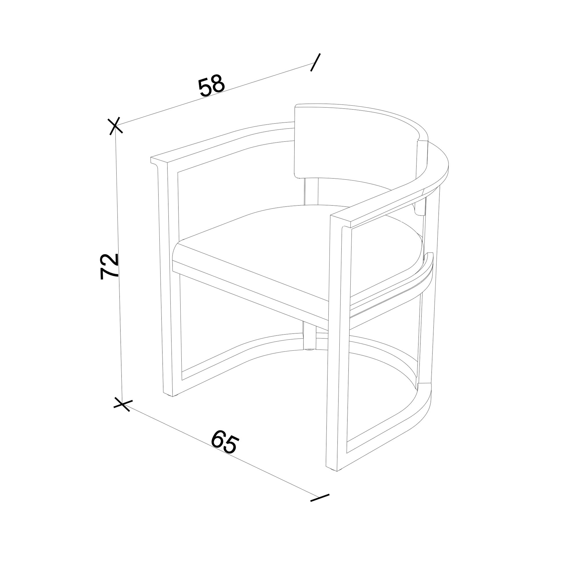 Ahşap Sandalye - Docia Serisi