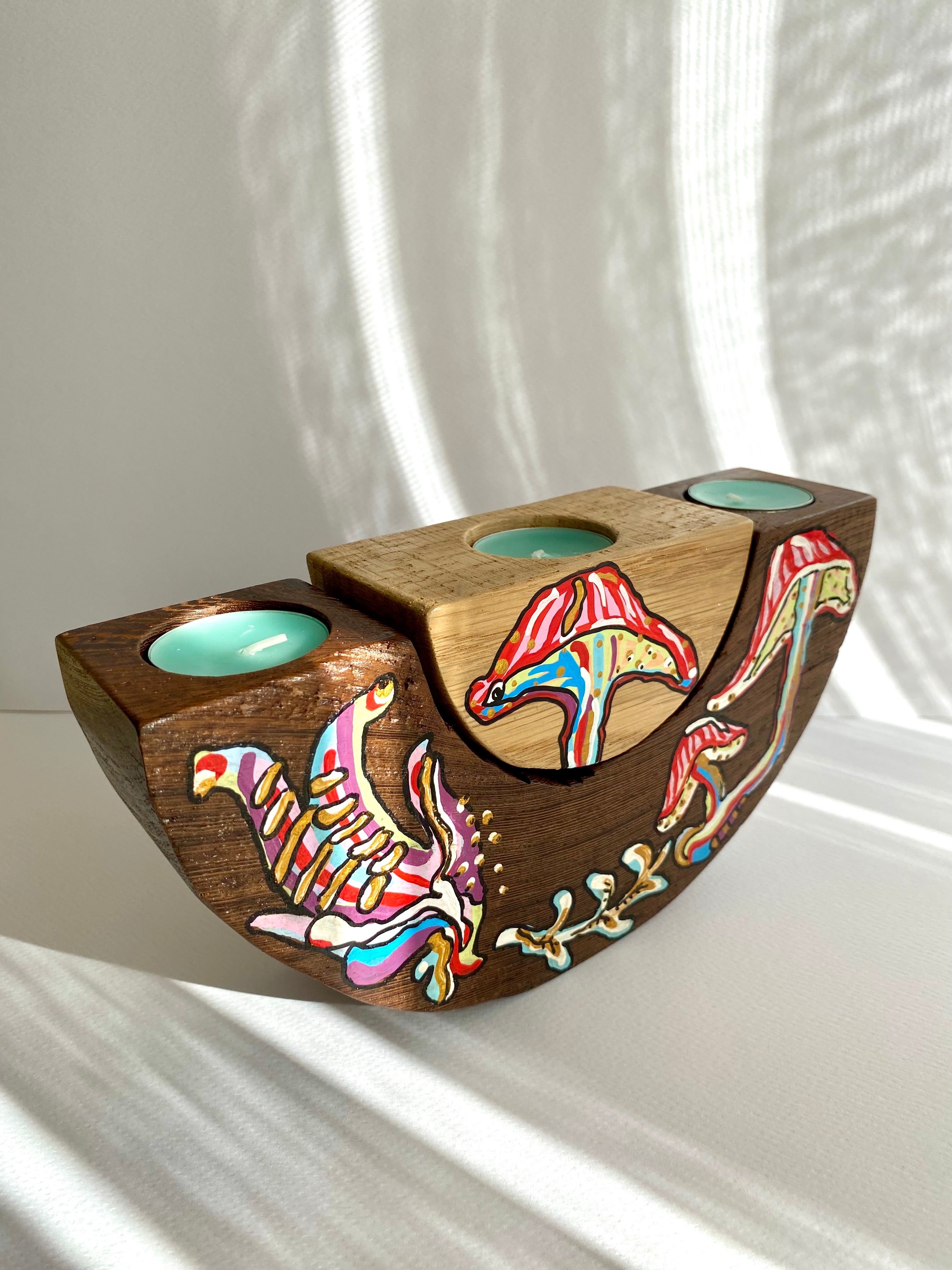 Alice Üçlü Mumluk