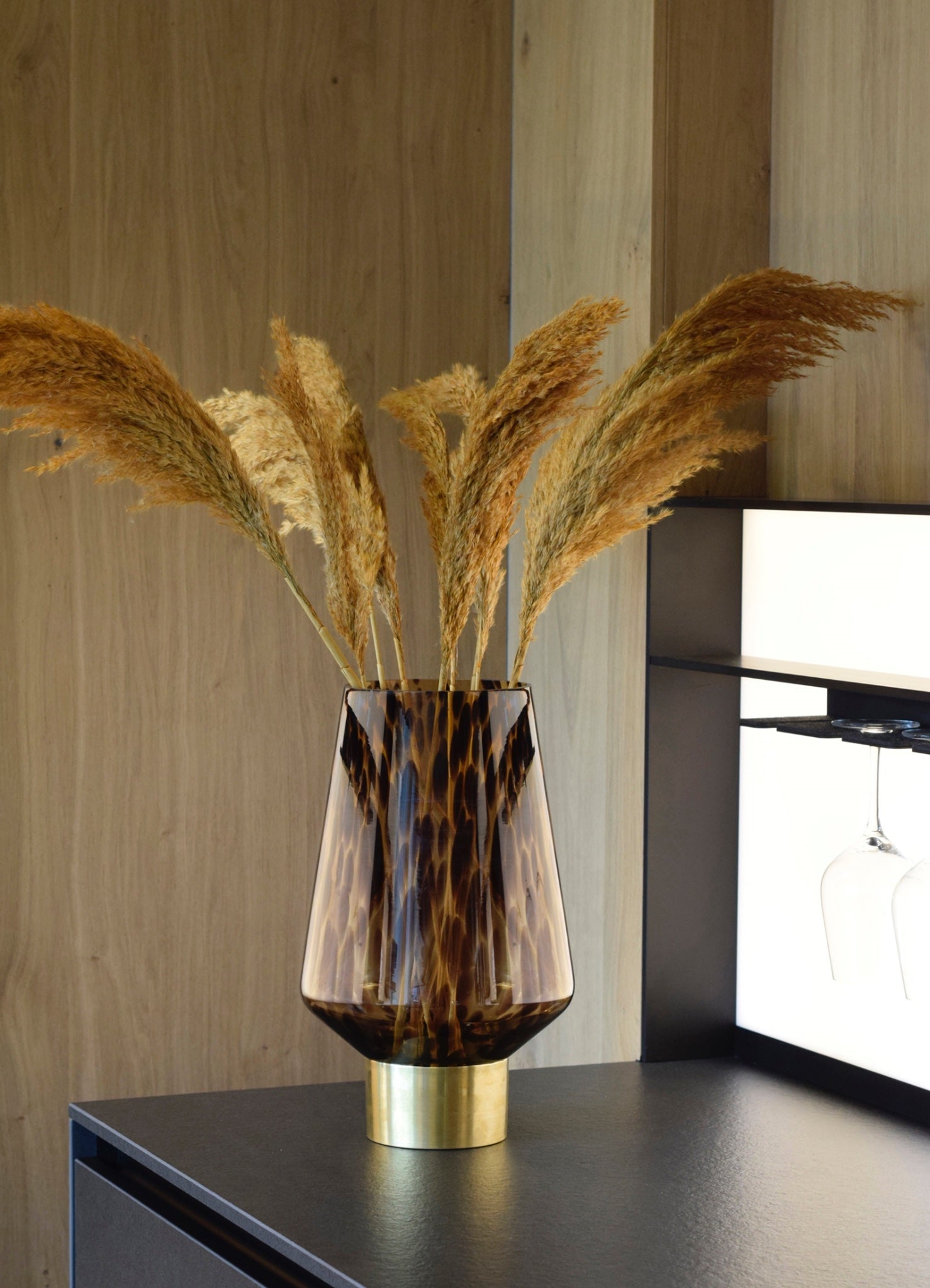 Amber Rain Vazo - Home & Style Koleksiyonu