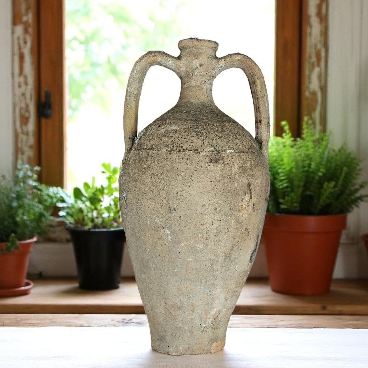 Antik Antep Vazo-Vazo-D&G Terracotta Studyo-NowShopFun