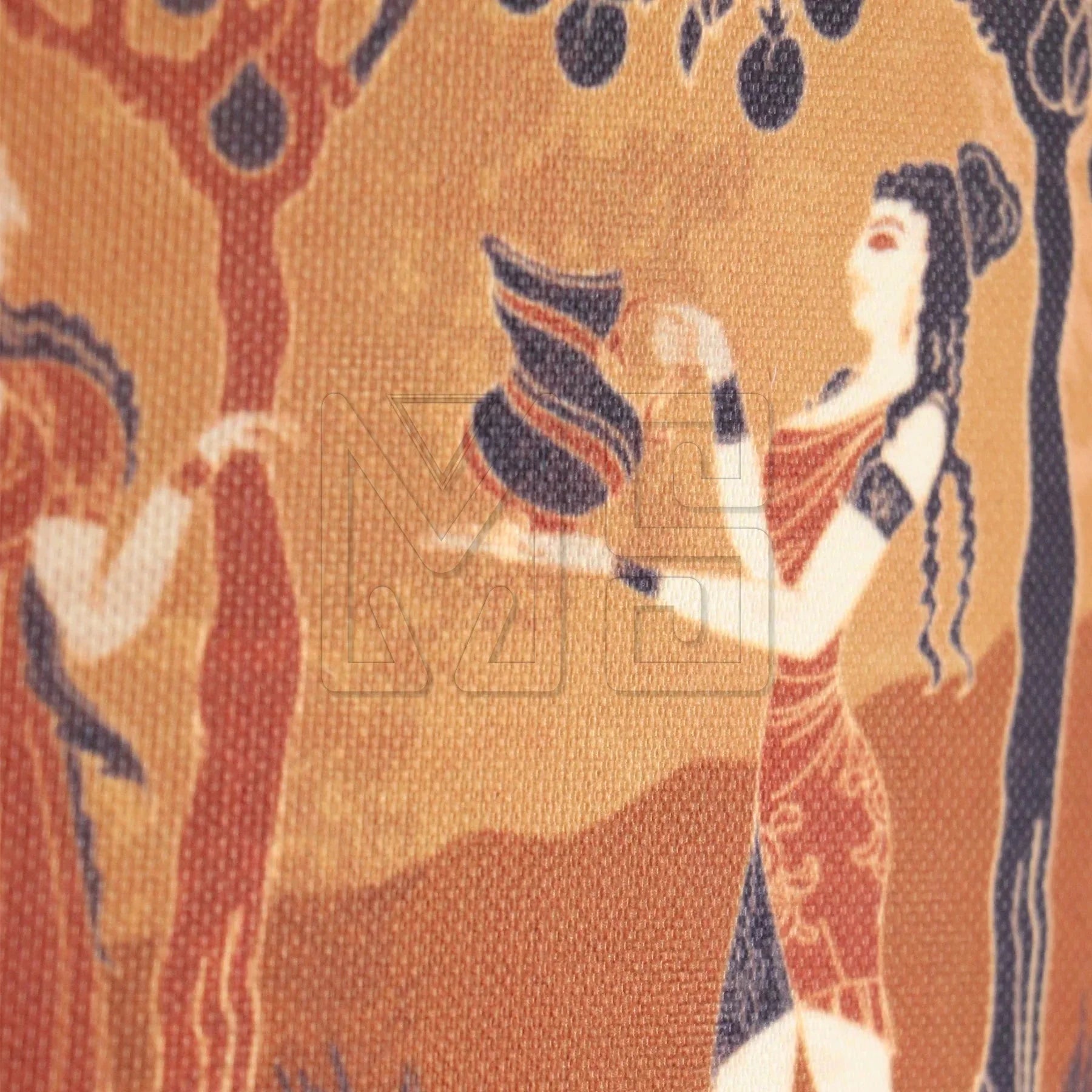 Antik El Yapımı Ahşap Abajur