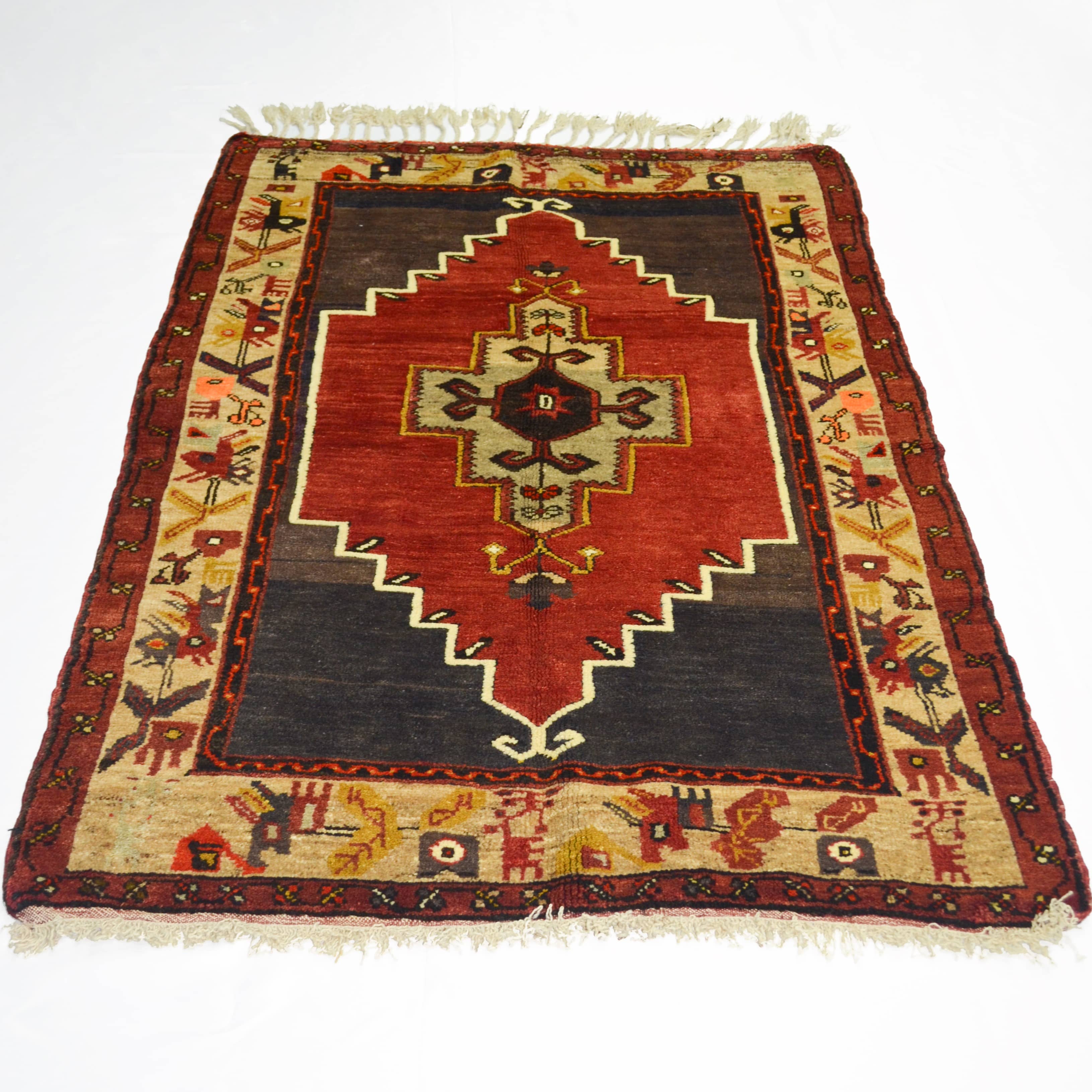 Antika El Dokuma Adana Halısı 104x140 cm