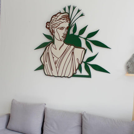 Artemis Ahşap Duvar Dekoru-Duvar Aksesuarı-Karo Design-80x100cm-NowShopFun