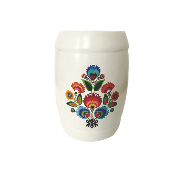 Beyaz Otase Seramik Tabure