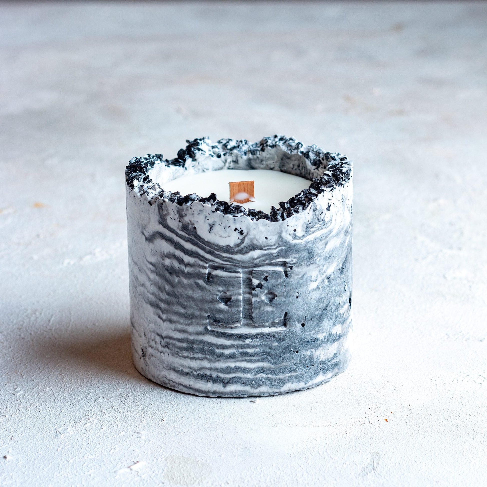 Black Rose Taşlı - Küçük Mum (150 G)