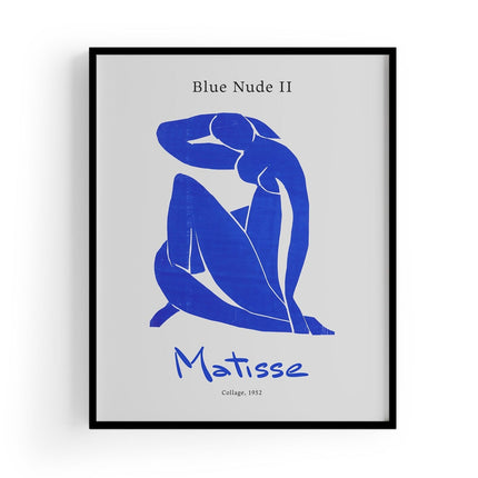 Blue Nude Ii | Henri Matisse Baskı-Baskı-ODA.products-30x40 cm-Siyah Çerçeve-NowShopFun