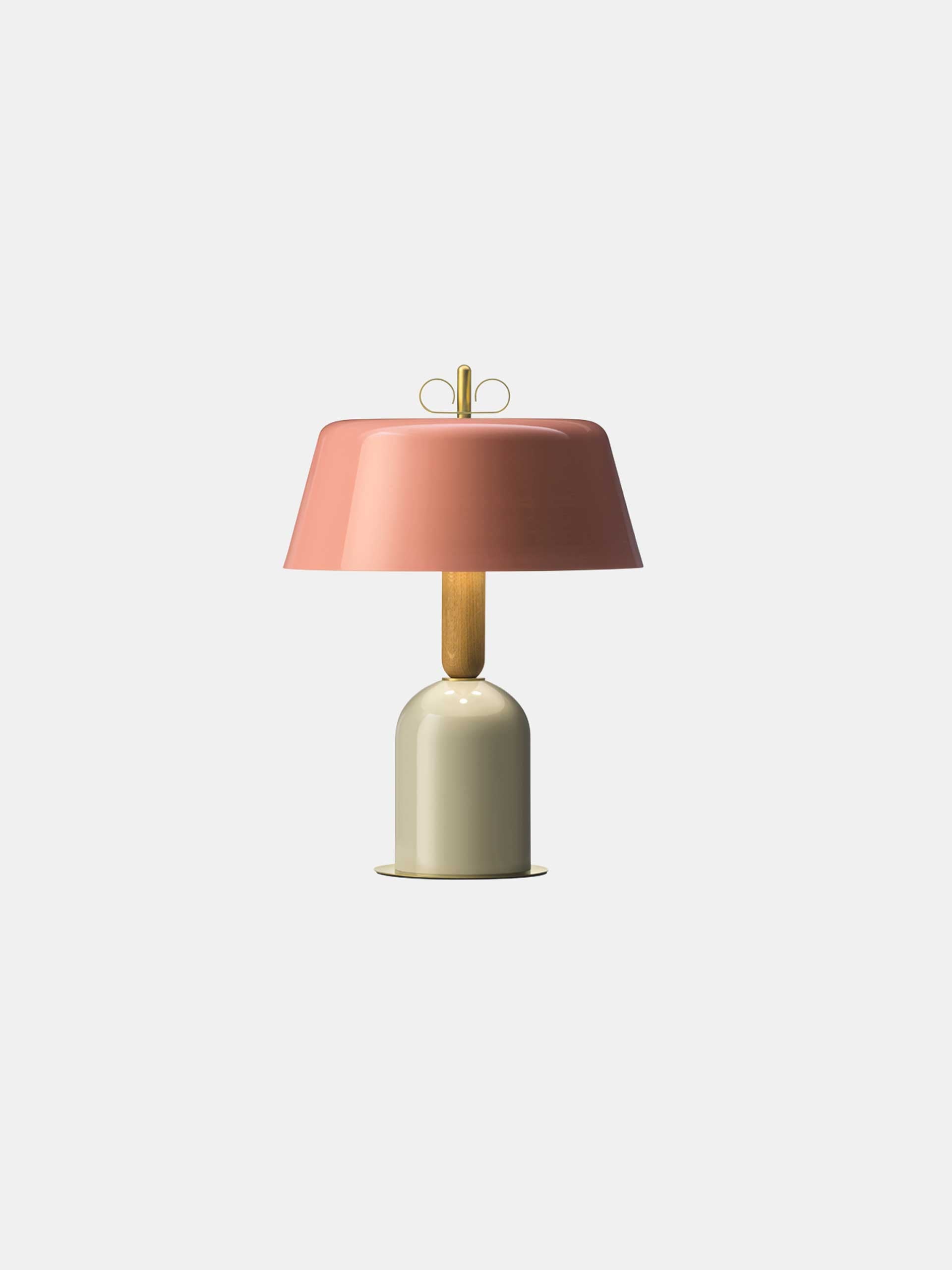 Bon Ton Masa Lambasi 3l Pembe-Natural Gold Ø40x57 Cm E14 Led 3x10w