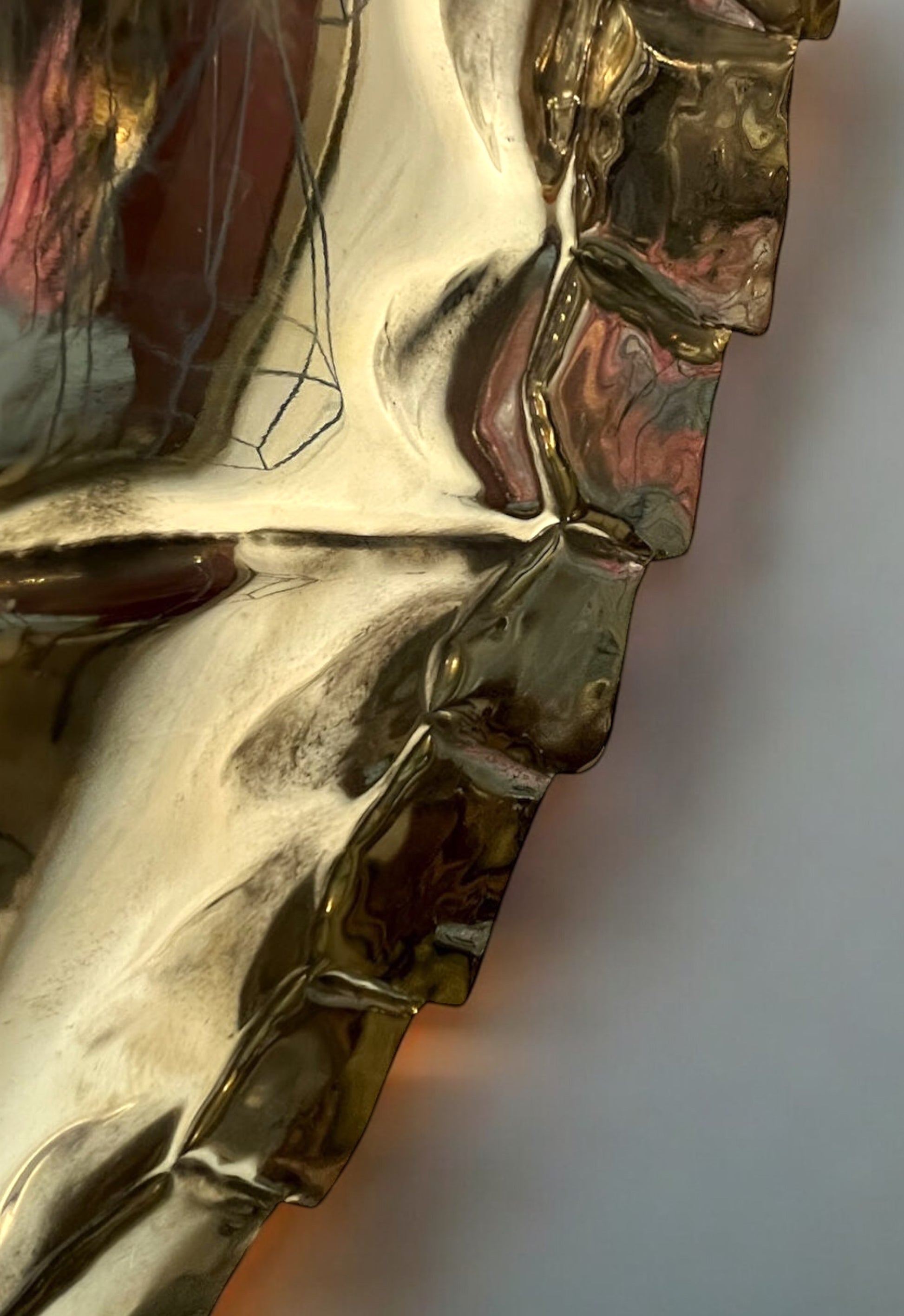 Brass Turtle Duvar Aydınlatması