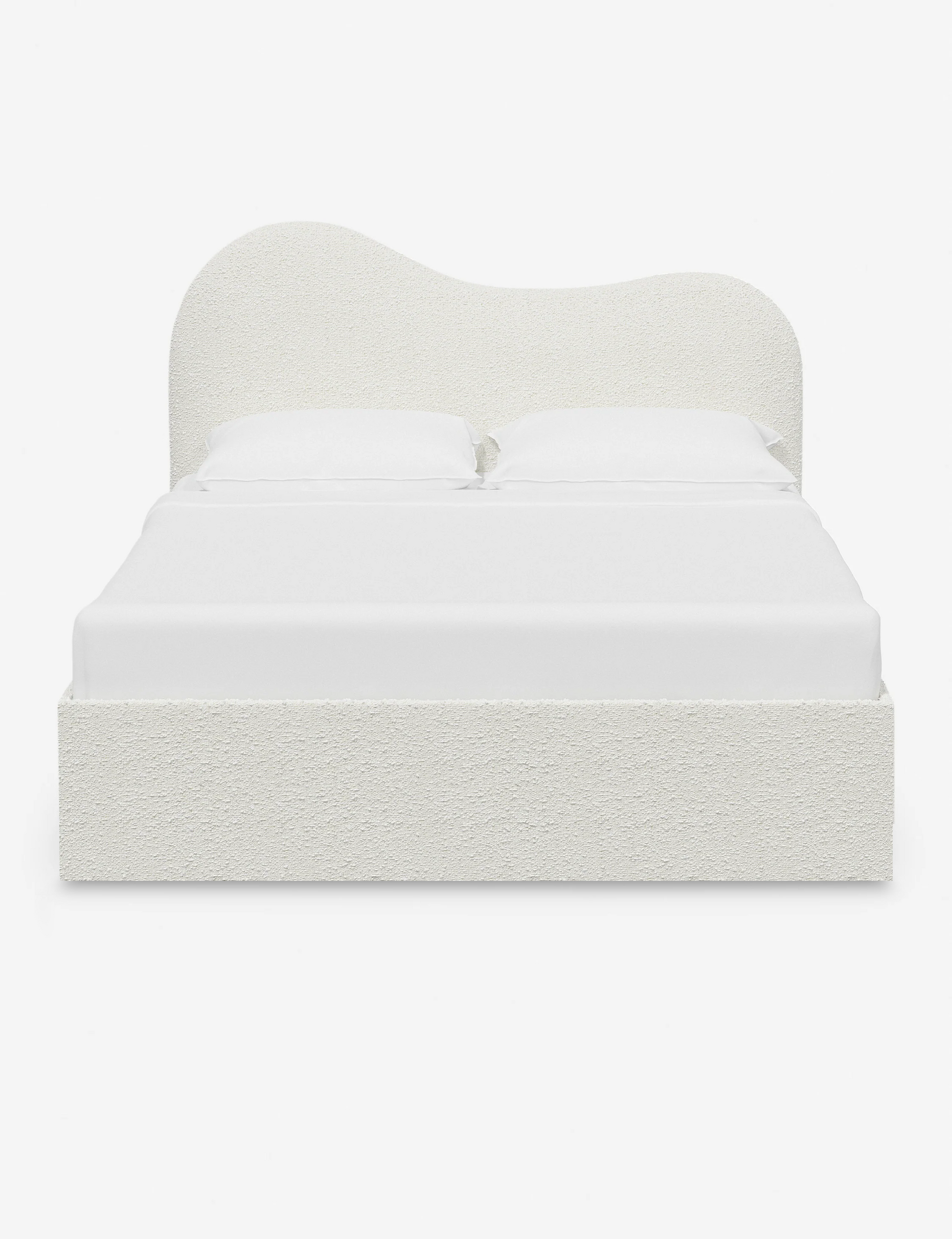 Bukle Kumaş Karyola-Karyola-Semya Home-NowShopFun