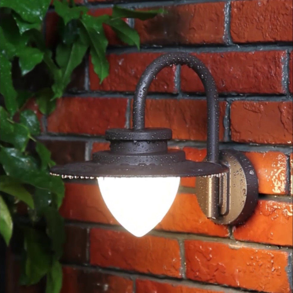 Calais Apli̇K Kahve Ø24x29,7xh36,2 Cm Led 8w Ip54 3000k 165°