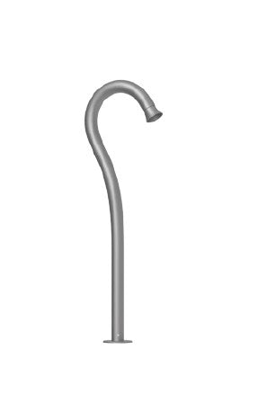 Cane Bolard Kentsel Gri̇ Ø26x80 Cm Led 6w Ip65 3000k 70º