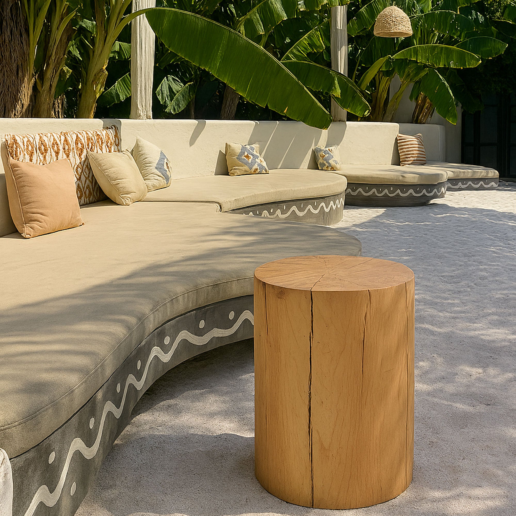 Masif Sedir Platform / Tabure