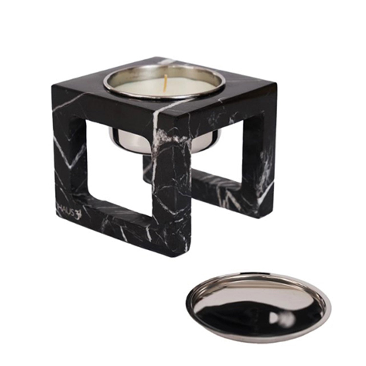 Cubic Toro Siyah Mermer Mumluk