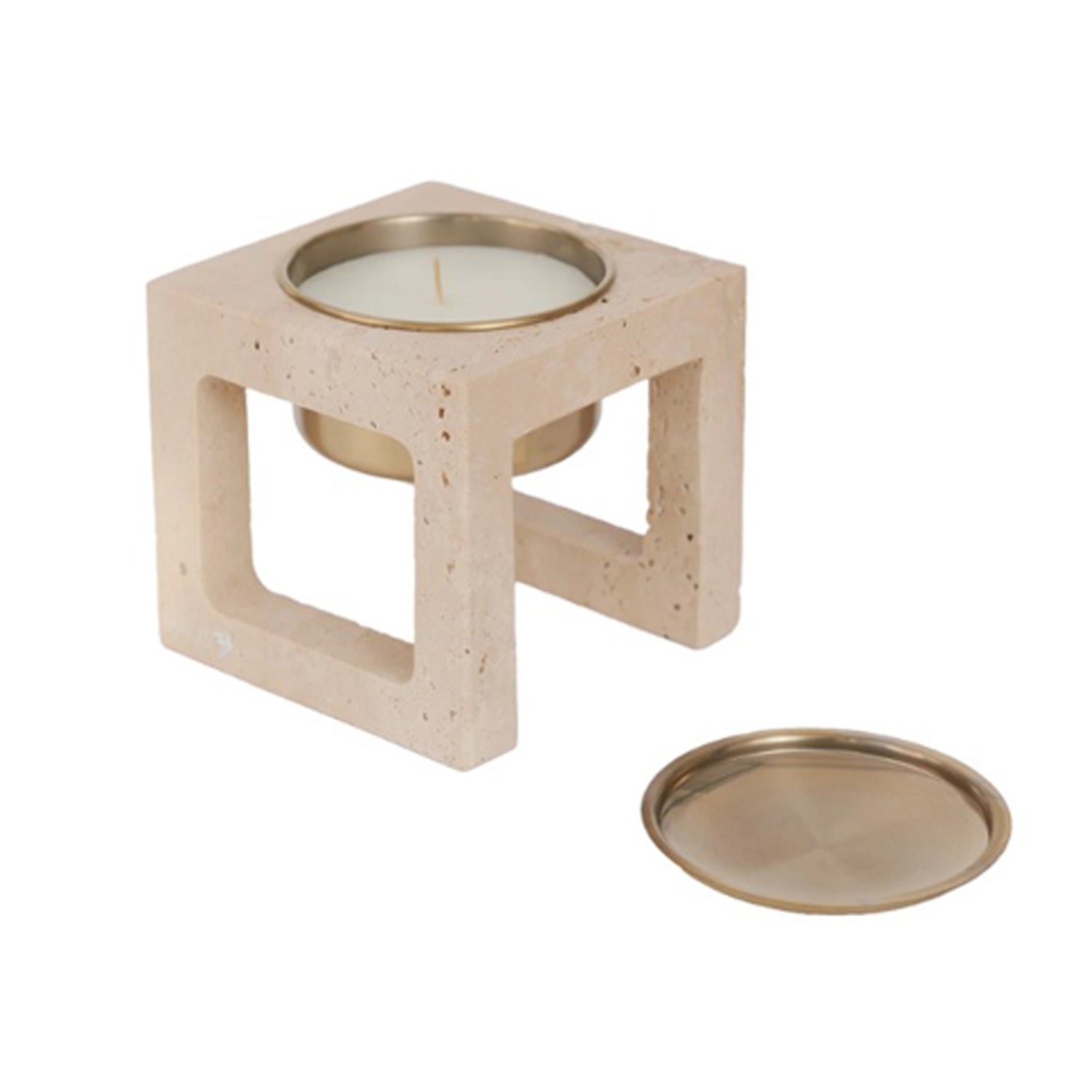 Cubic Vertino Bej Mermer Mumluk