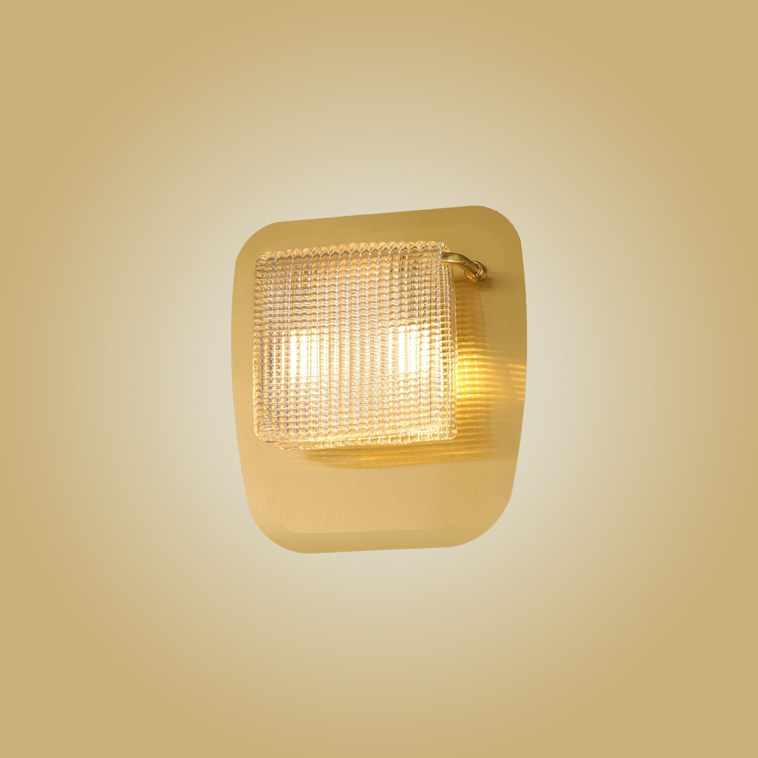 Daisy Kesik Füme Cam Aplik