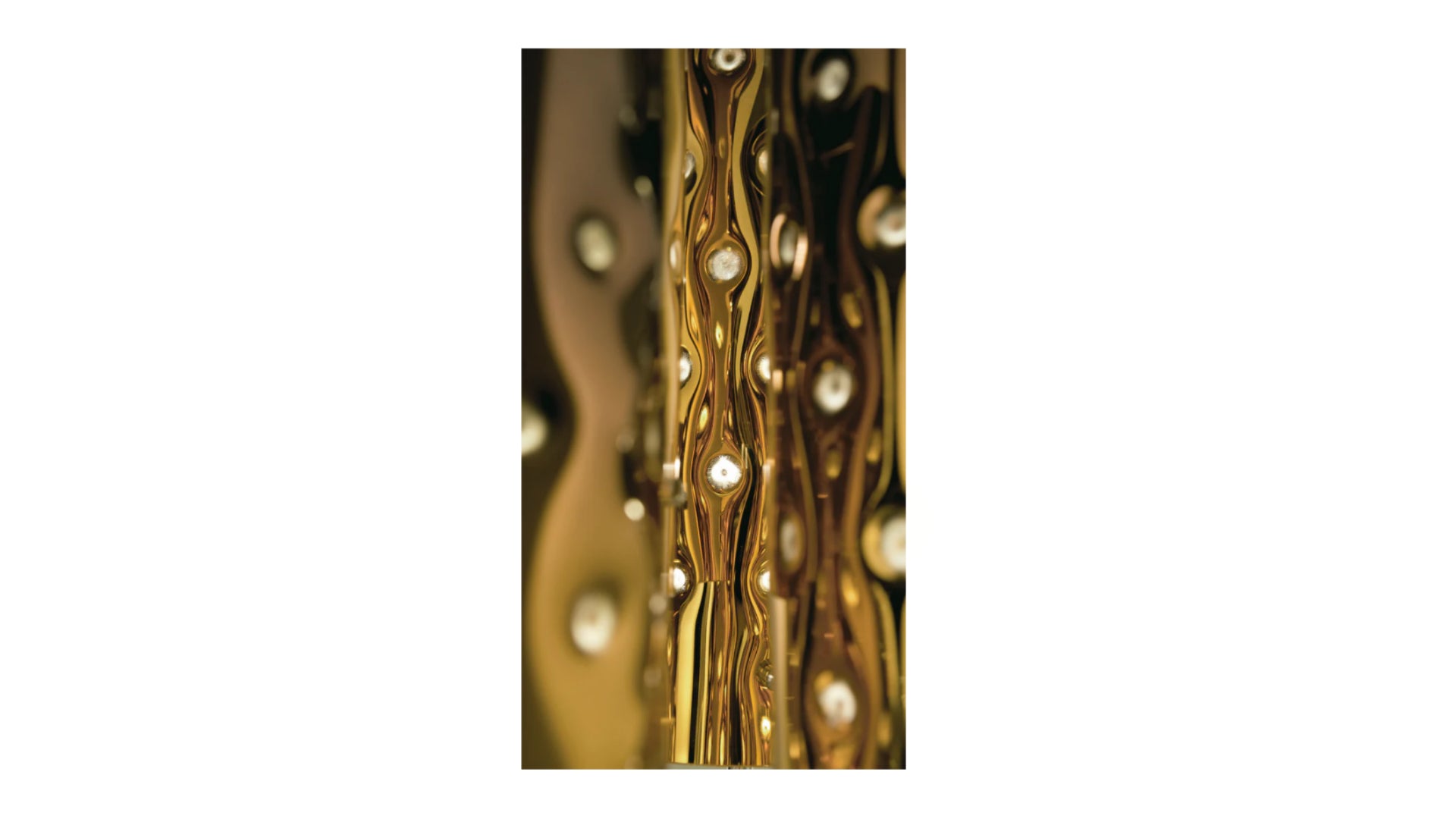 Dimple Penta Sarkit 5l Gold Ø220x33 Cm E27 Led 5x8w
