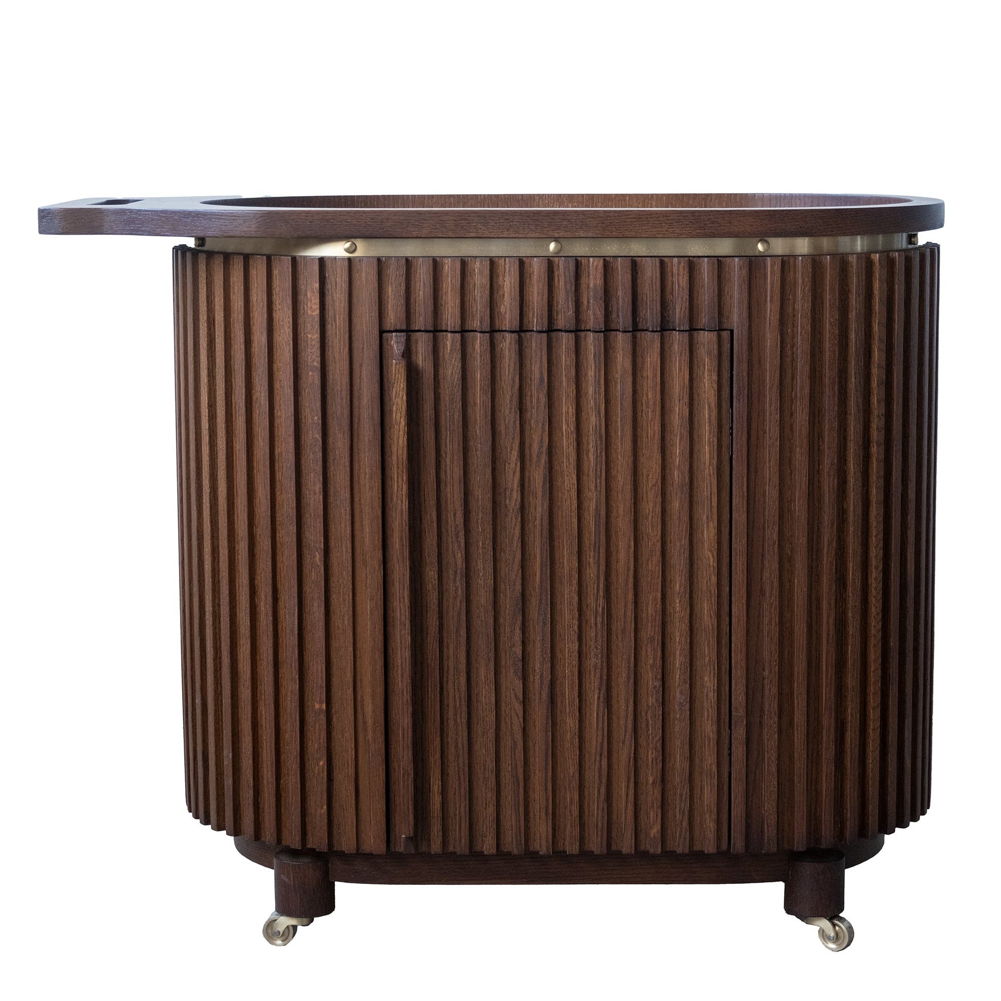 Docia Masif Meşe Servis Sunum Arabası