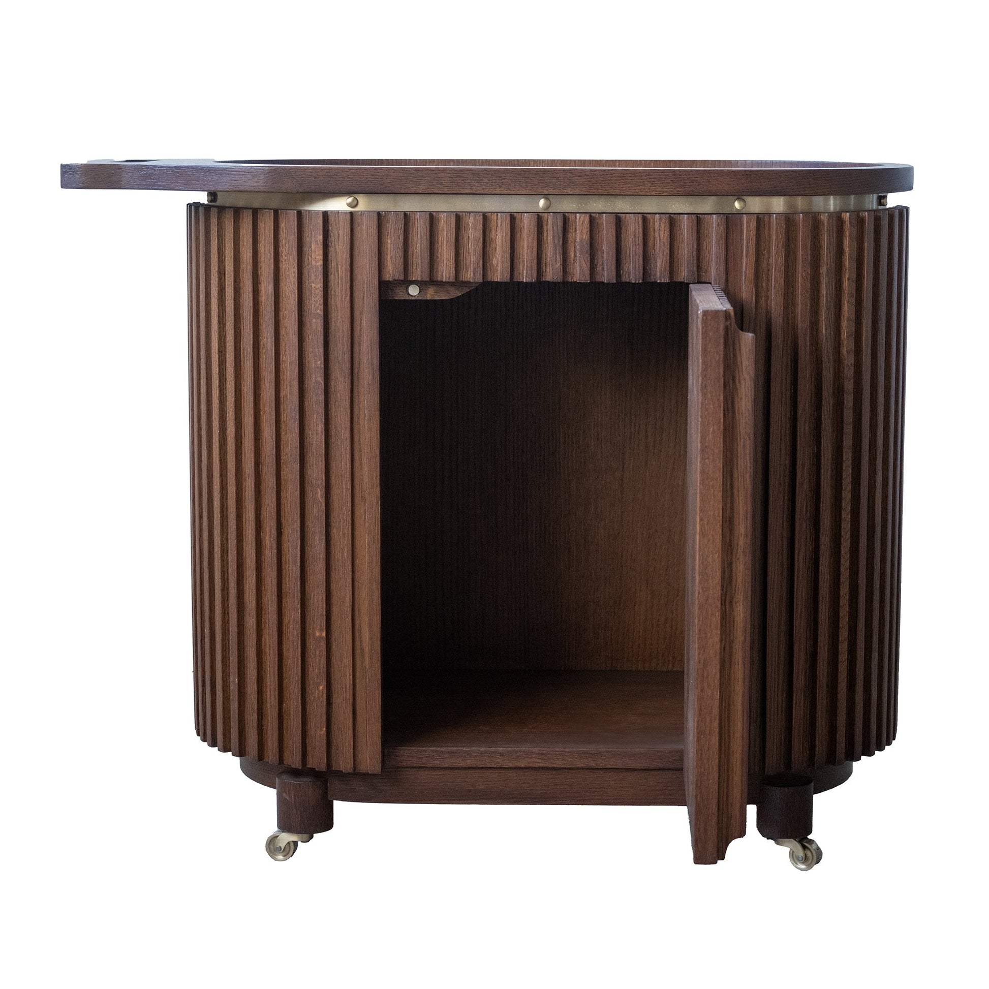 Docia Masif Meşe Servis Sunum Arabası