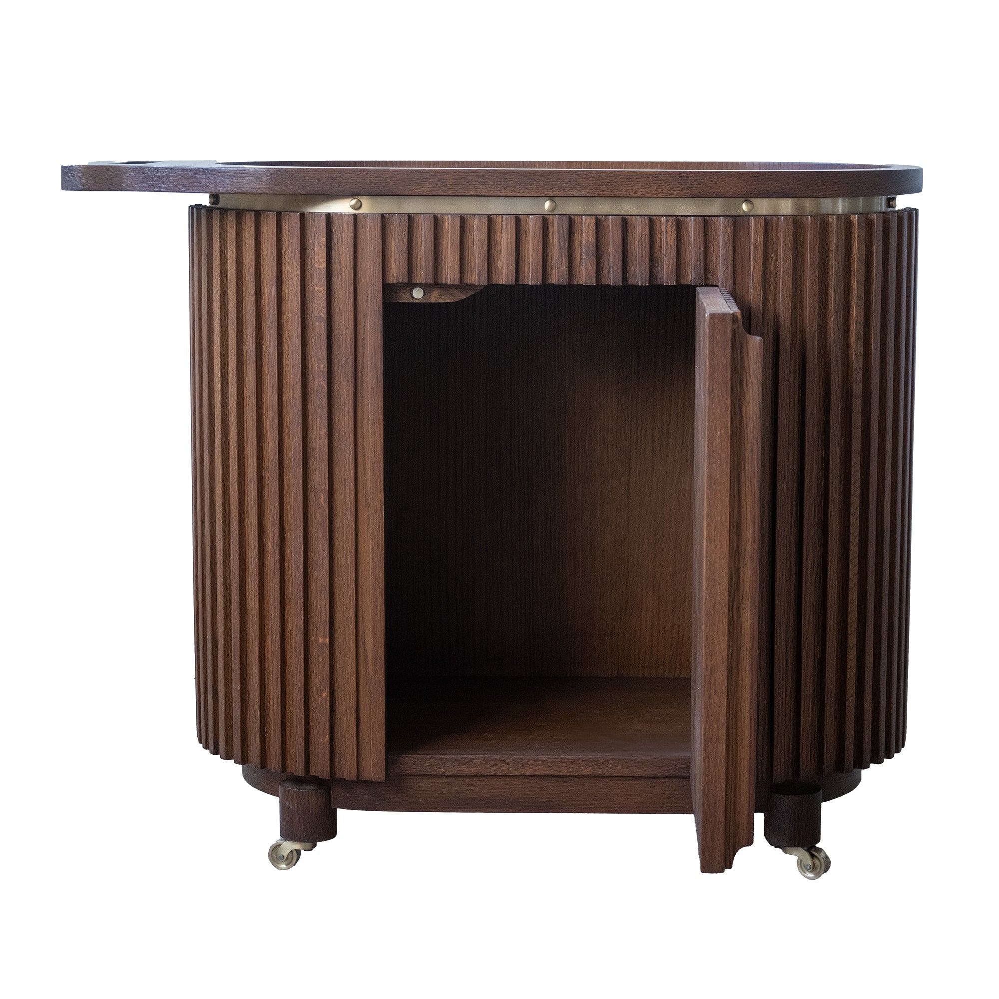 Docia Masif Meşe Servis Sunum Arabası