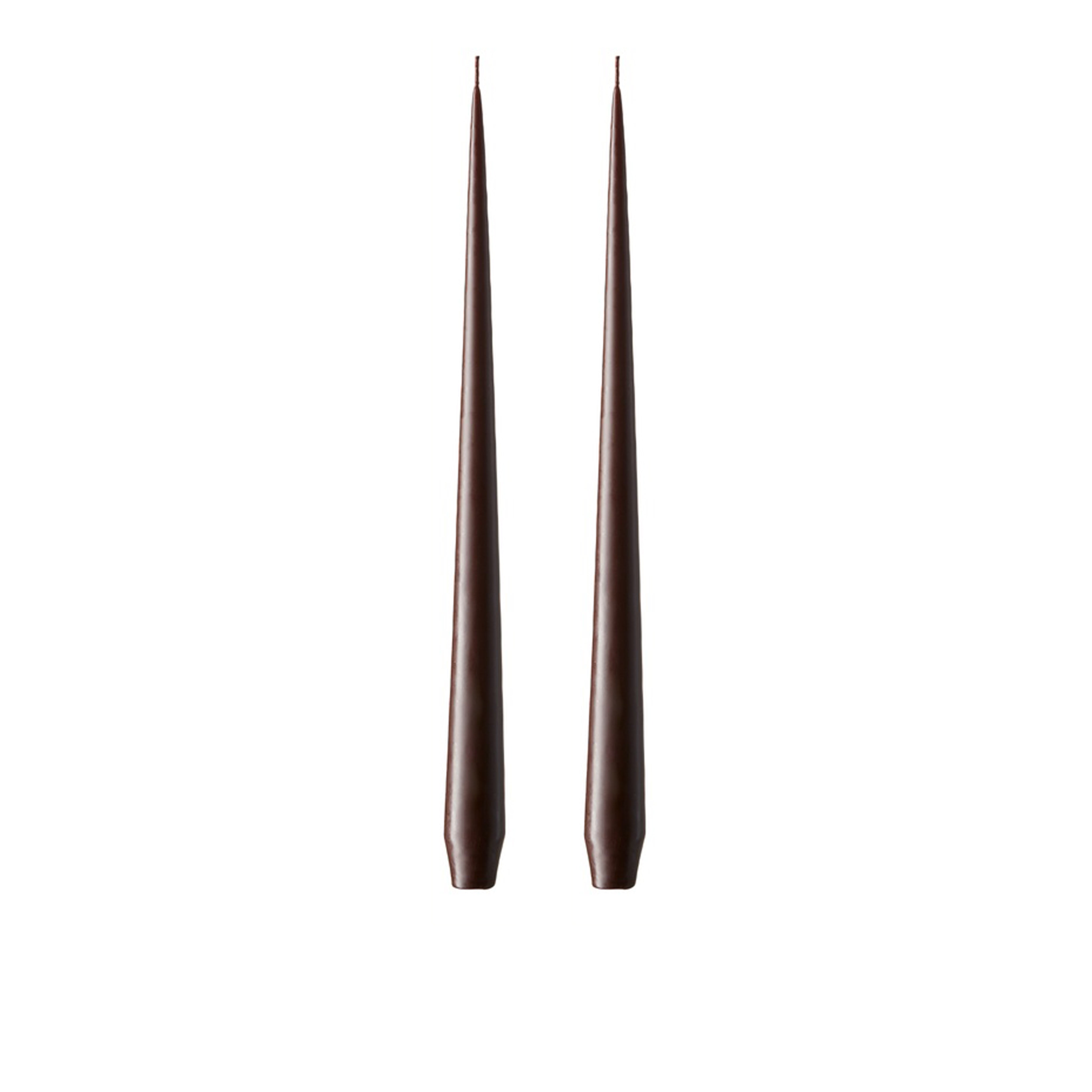 Espresso Kokusuz 2'Li Konik Mum 32 Cm
