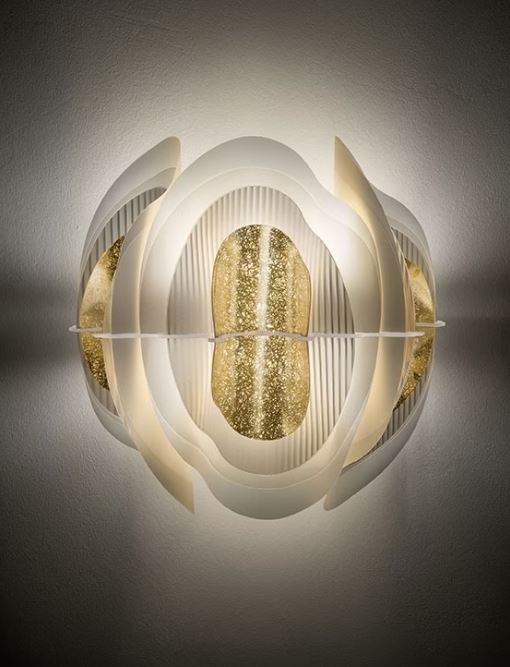 Fiordlys Apli̇K 2l Gold Ø31x21xh33 Cm E14 Led 2x6w