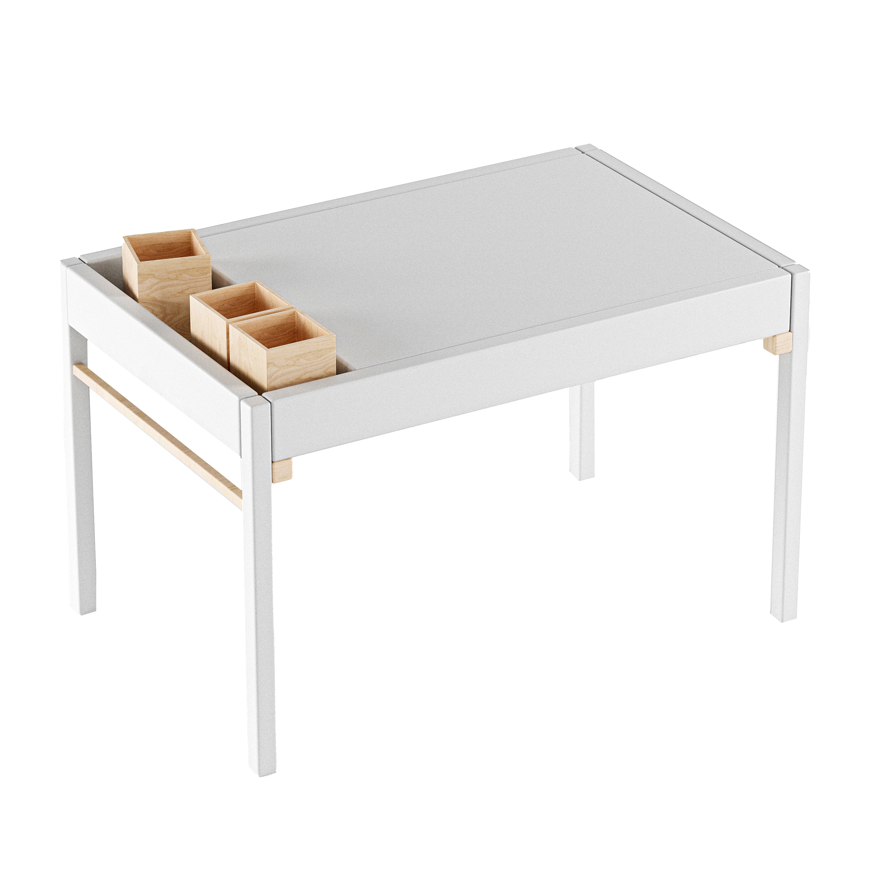 Flexa Masa Mini-Masa-Kiddiverse-Beyaz-NowShopFun
