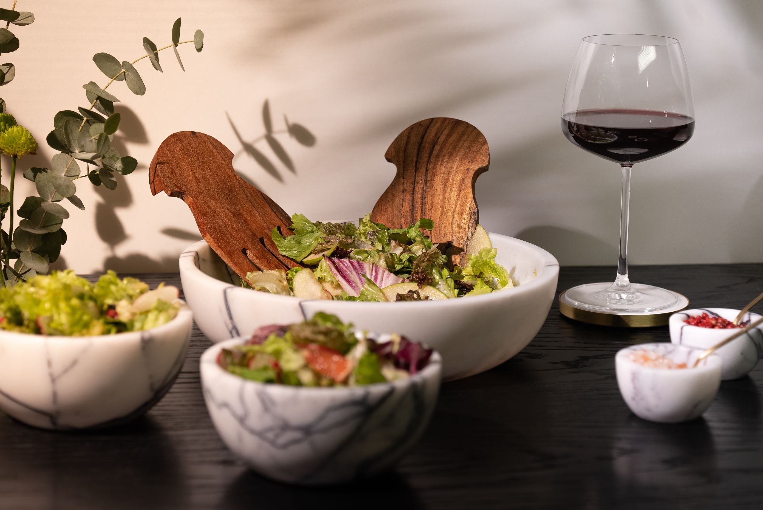 Georgia Mermer Kase 3'lü Takım