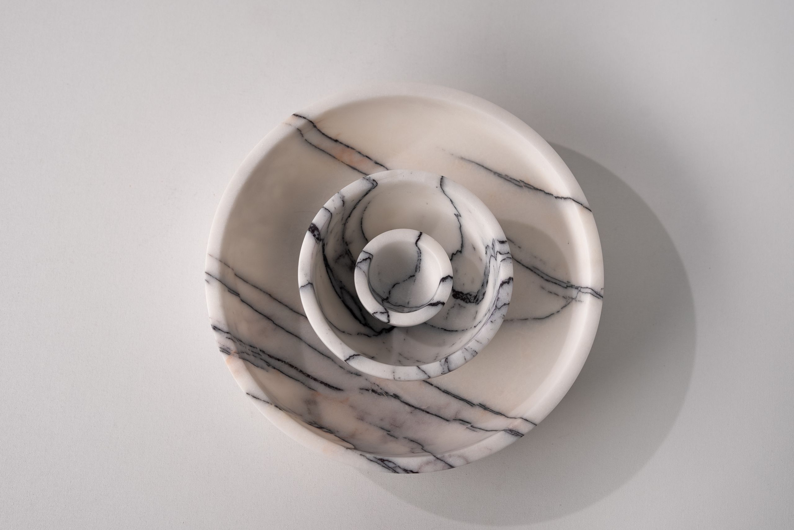 Georgia Mermer Kase 3'lü Takım