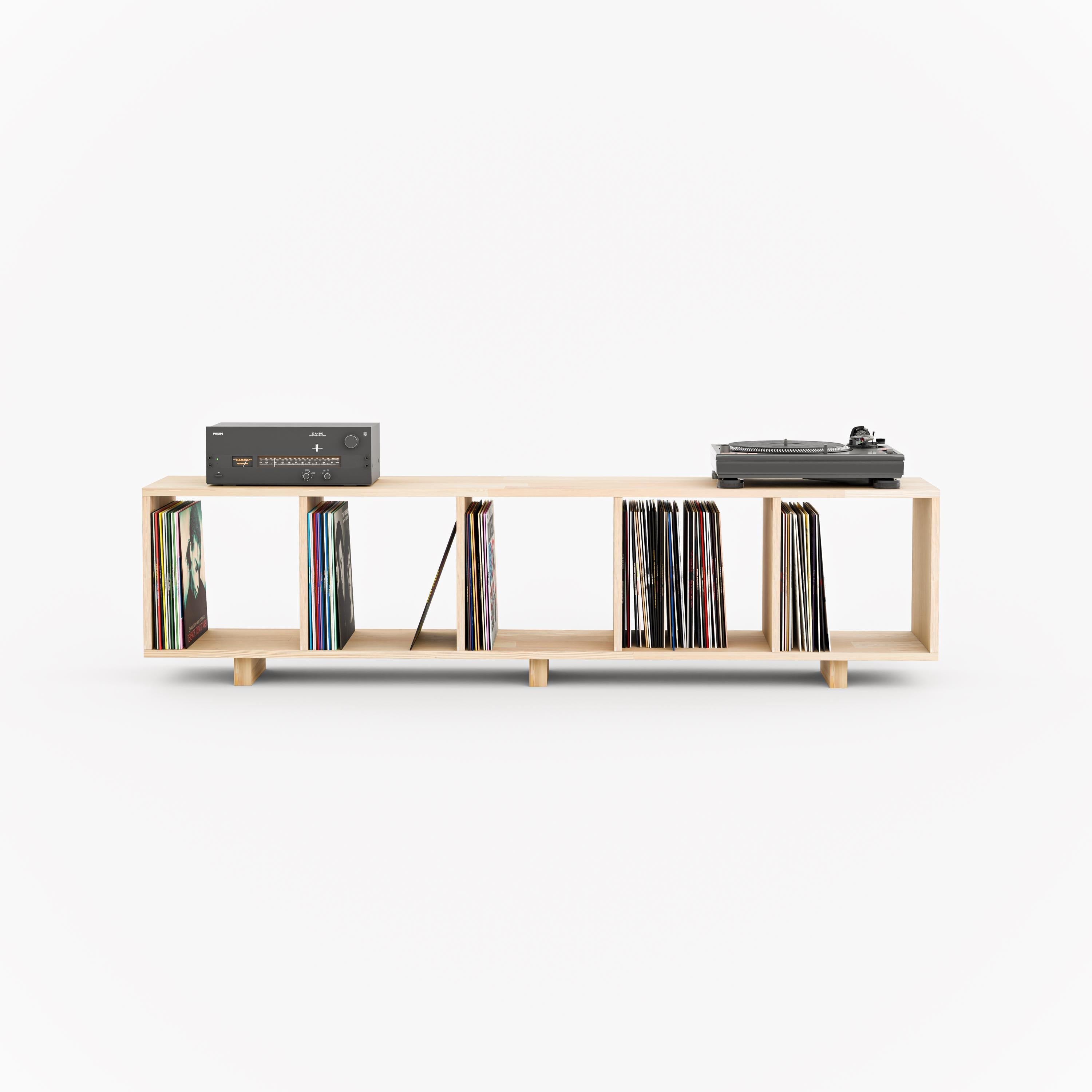Solid Wood Open Shelving Unit & Bookcase