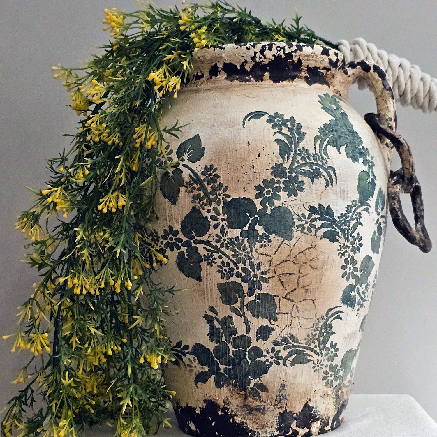 İlkbahar Vazo No4-Vazo-D&G Terracotta Studyo-NowShopFun