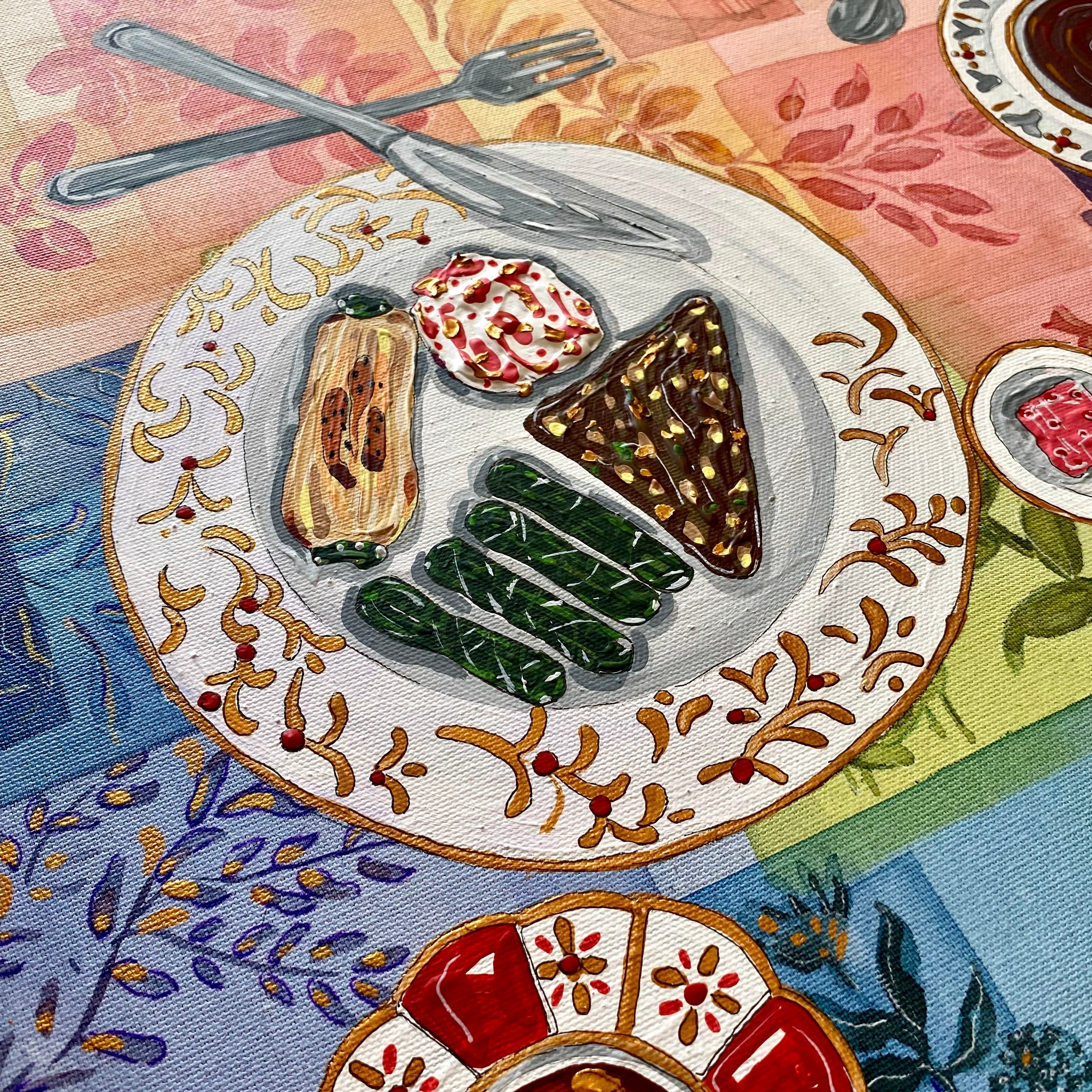 My Mother's Table Painting