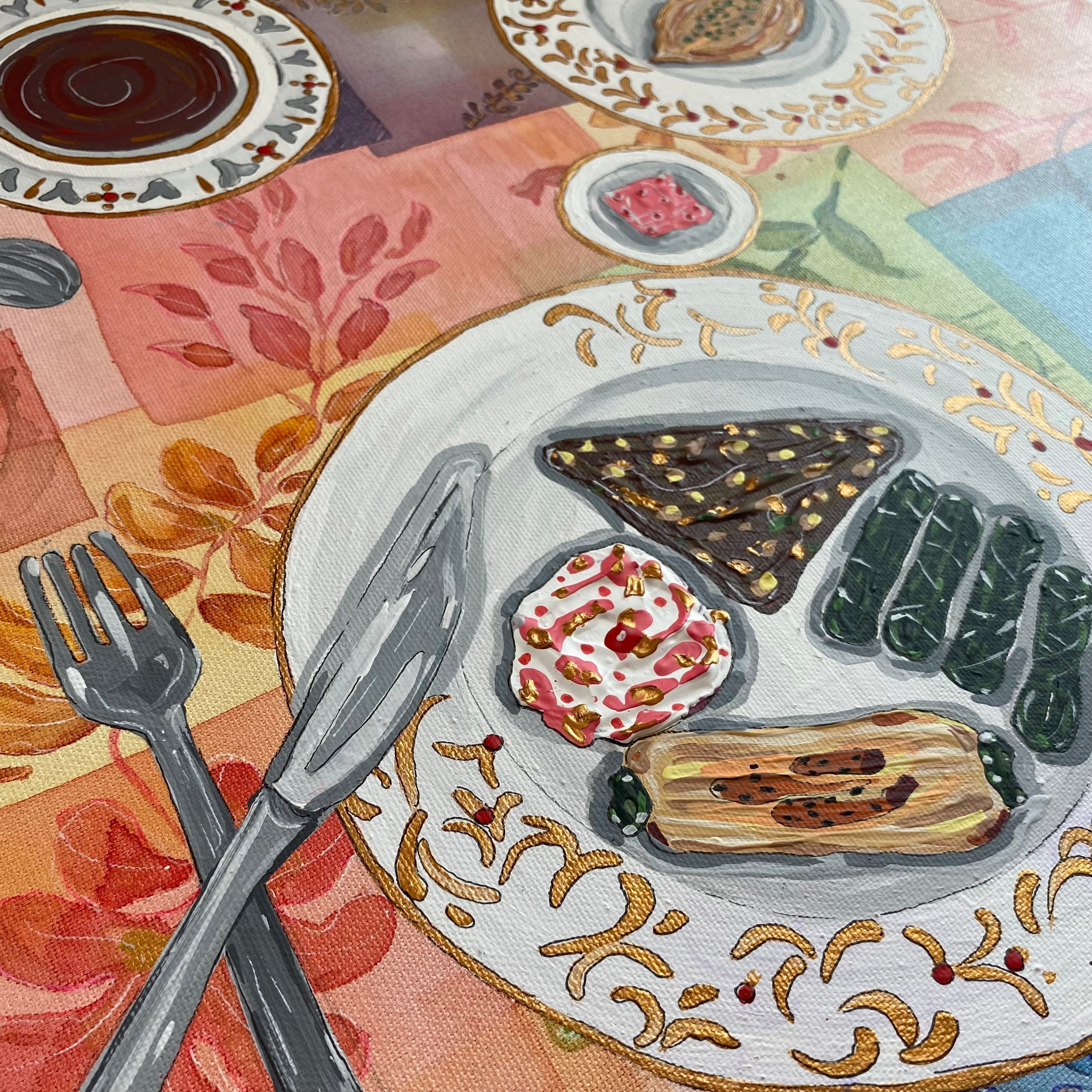 My Mother's Table Painting