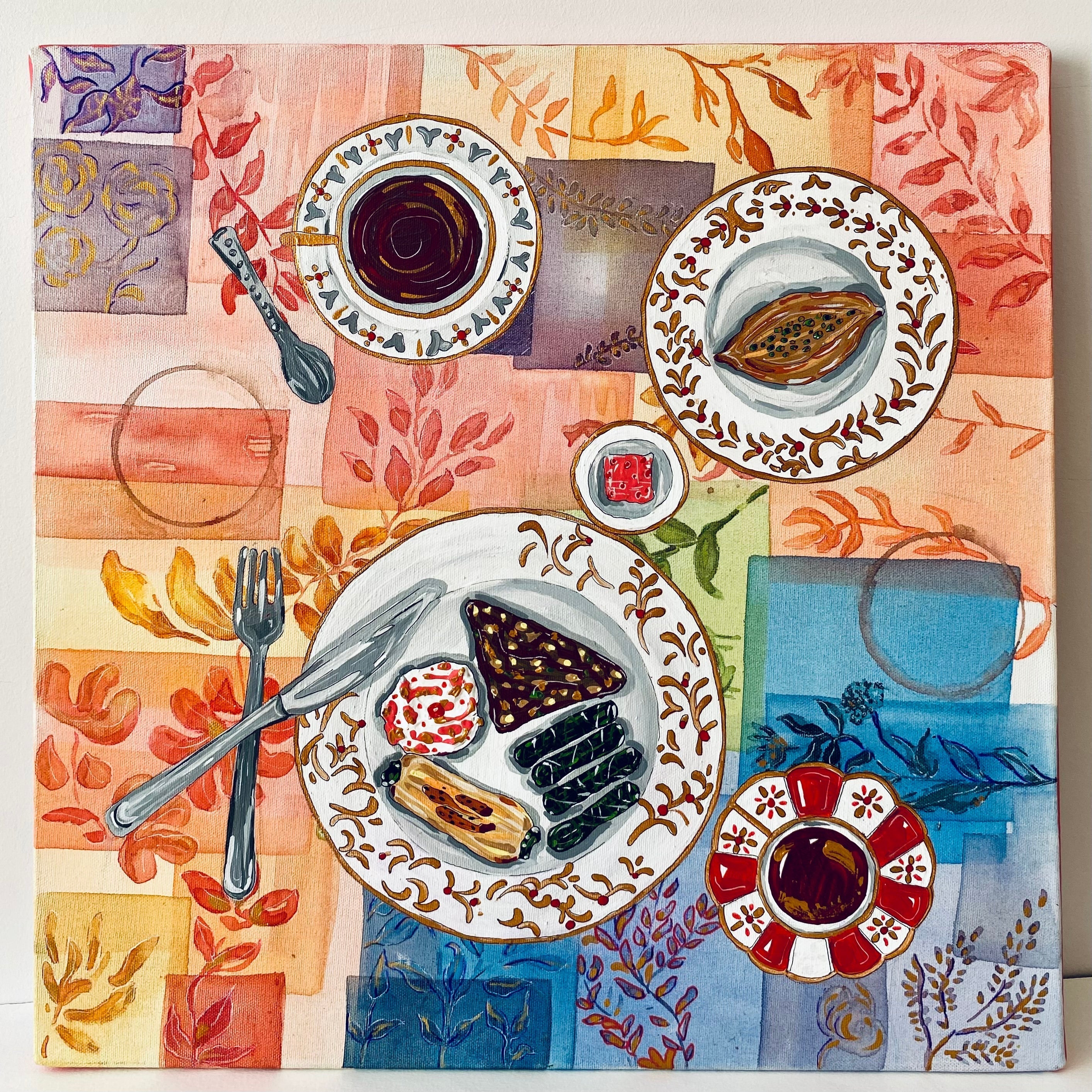 My Mother's Table Painting