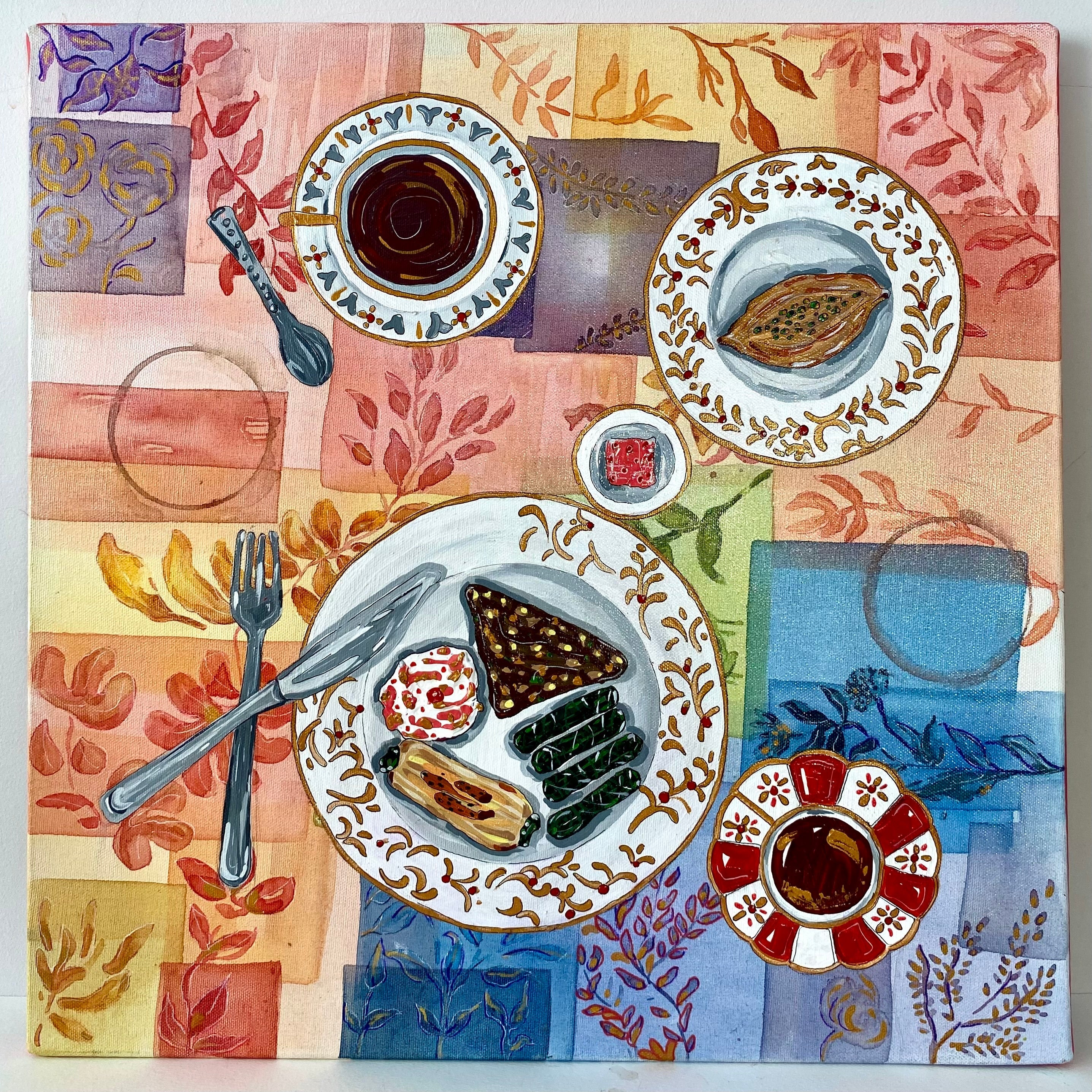 My Mother's Table Painting