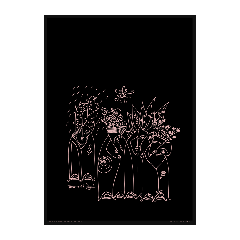 Kaktüs - Fine Art Baskı